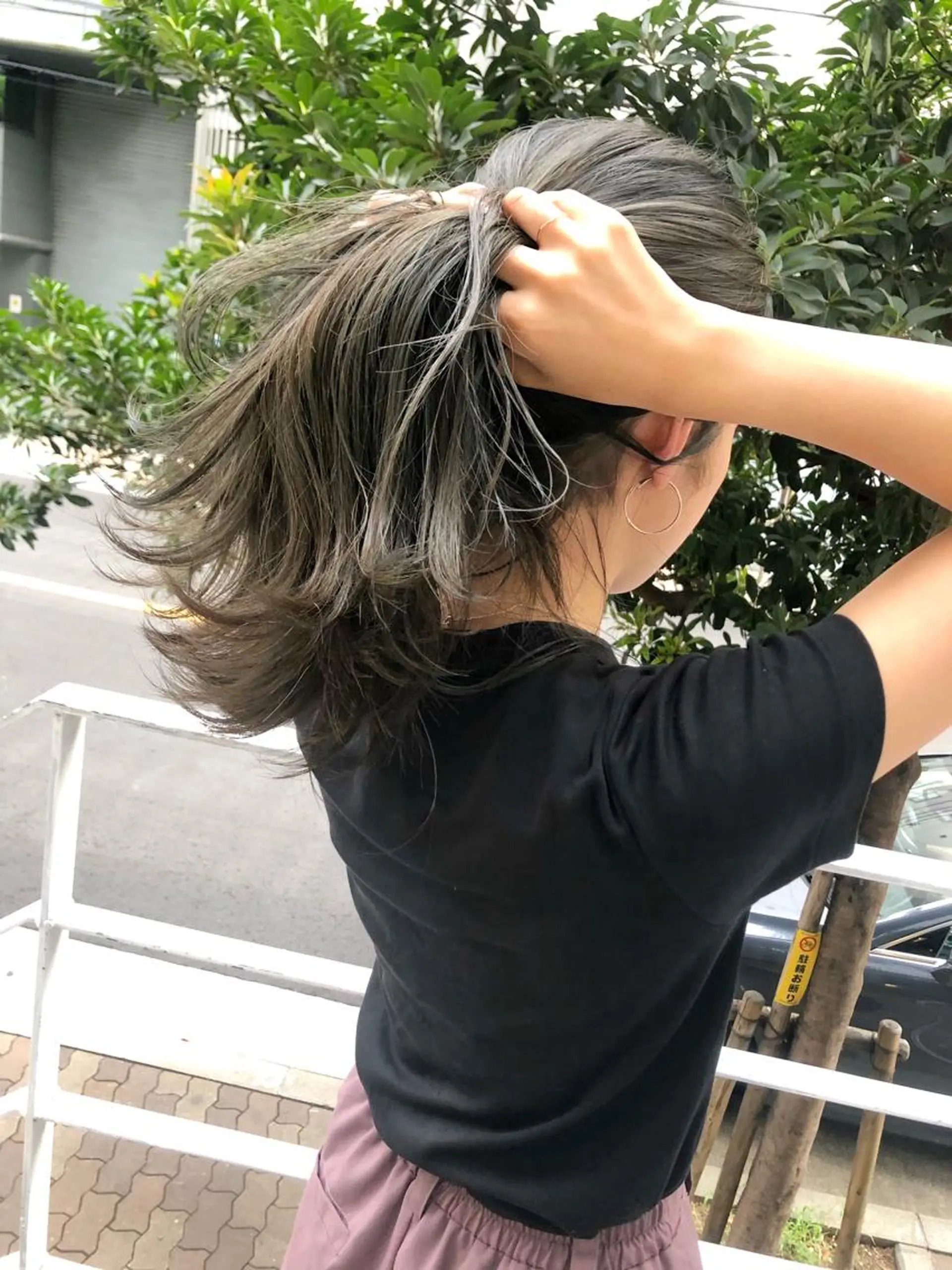 セミロング メンズ特化美容師 ハスイルイのヘアスタイル
