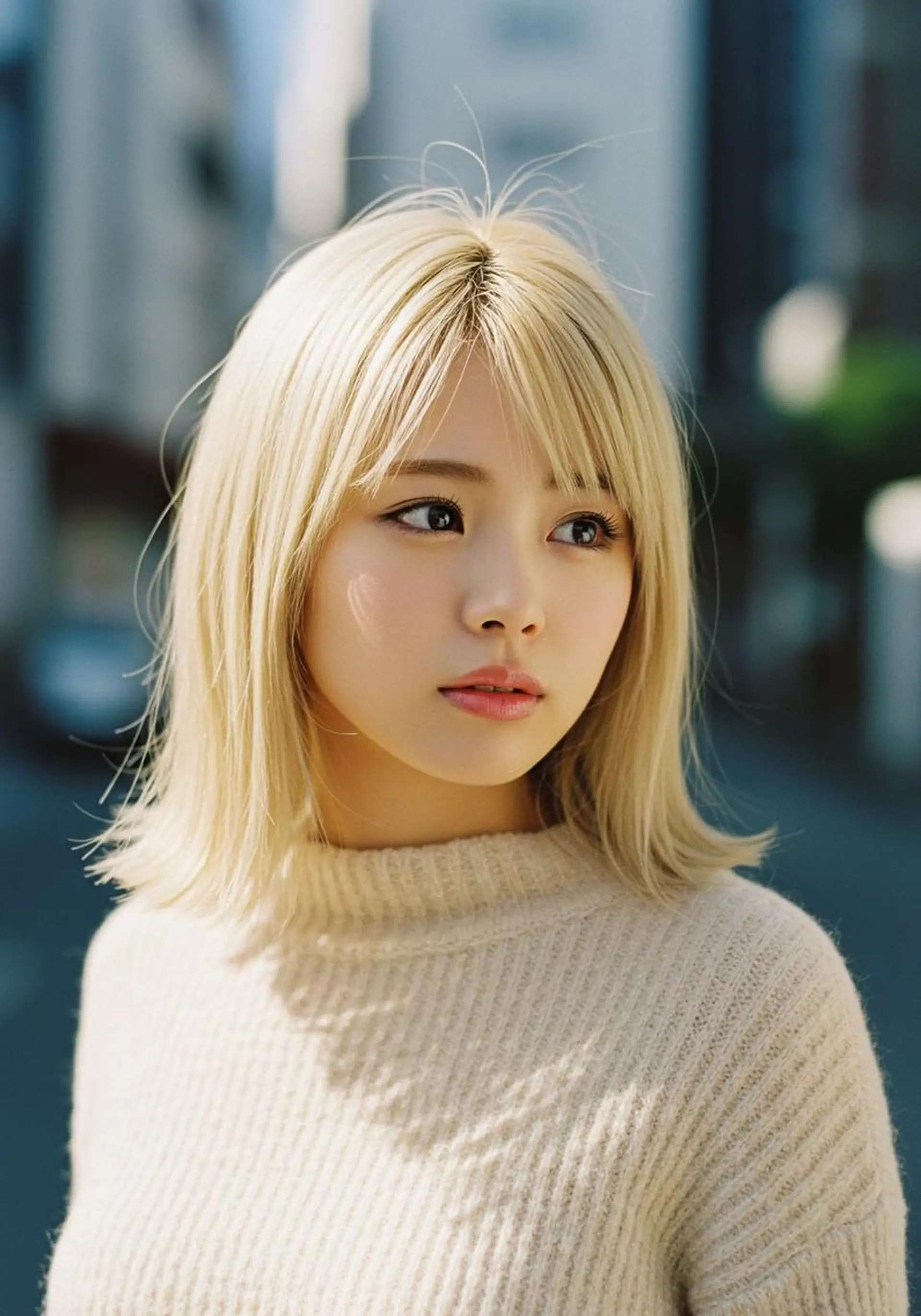 ミディアム 高堰 朱羽のヘアスタイル