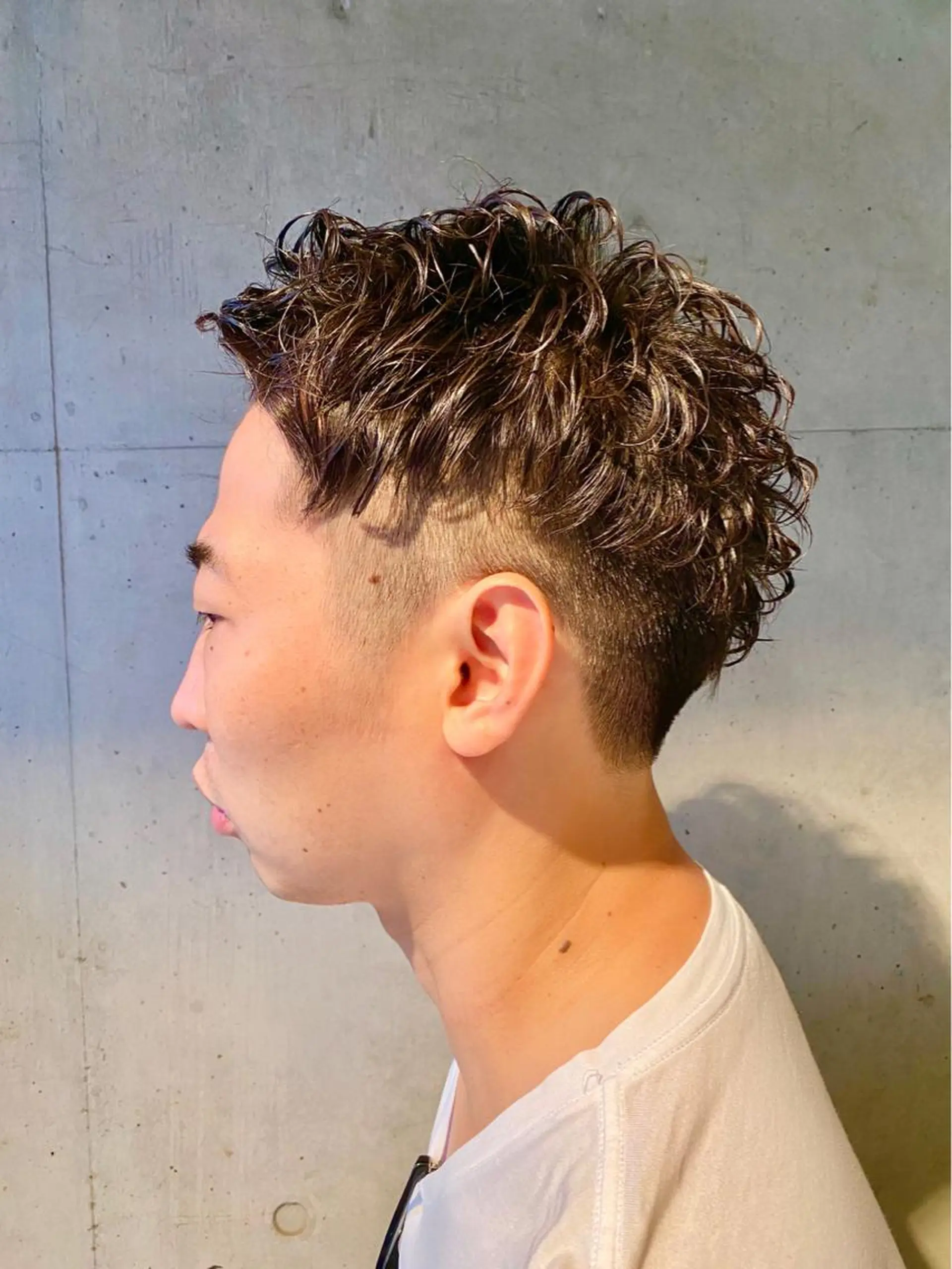ショート パーマ メンズ メンズパーマ 刈り上げ KEN KENのヘアスタイル