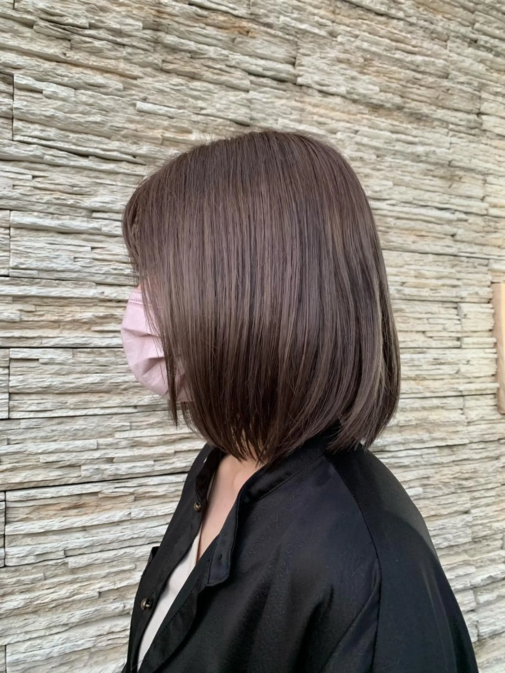 カラー グレージュ 三品 早妃のヘアスタイル