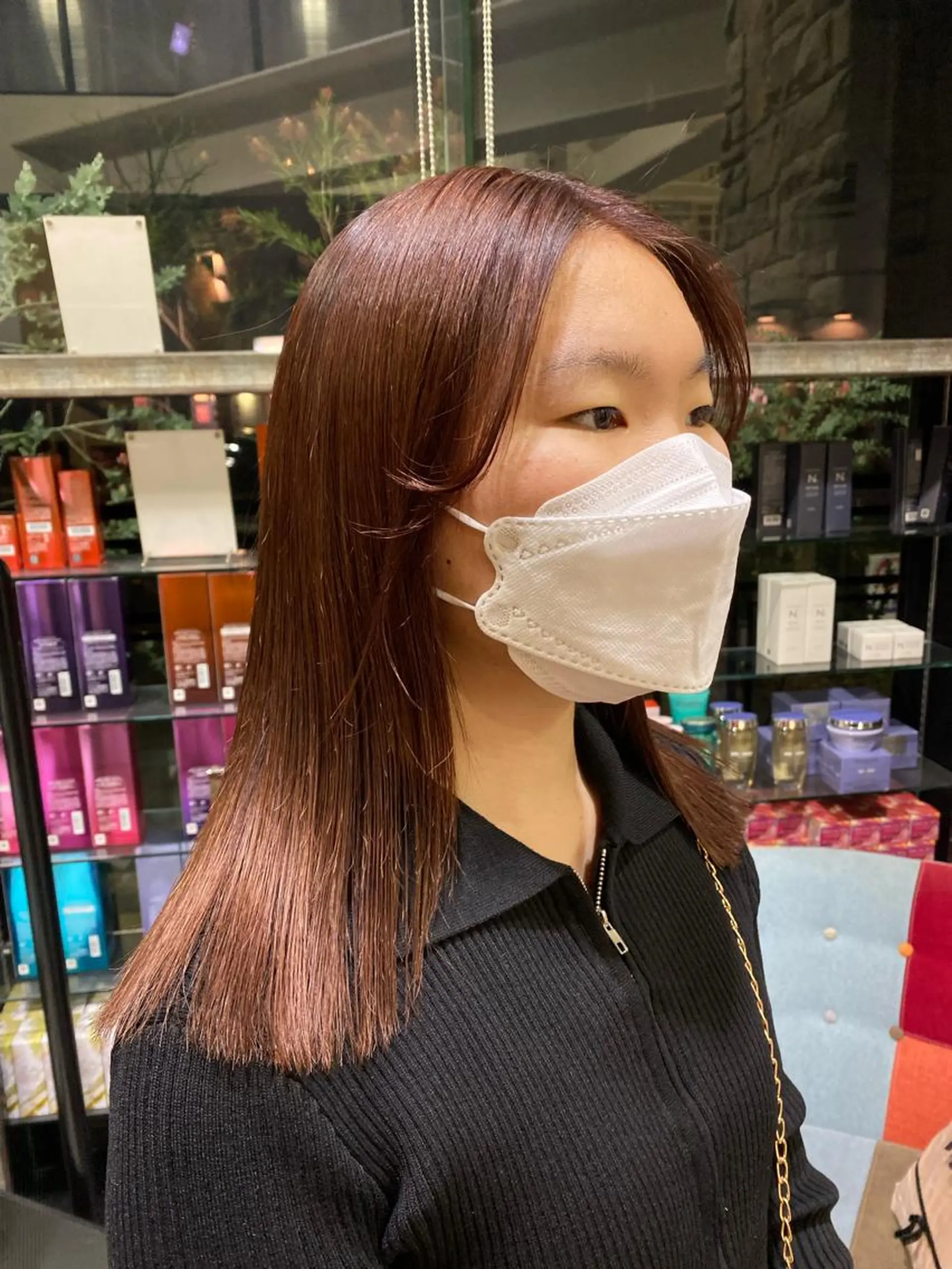 ロング ヘアカラー トリートメント ネイリスト/ ヘアセット　hinaのヘアスタイル
