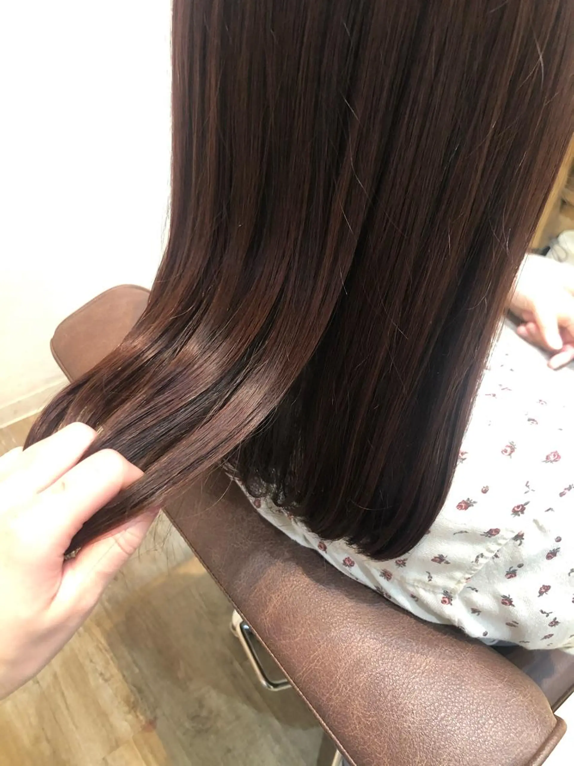 ミディアム カット 縮毛矯正 トリートメント N°+aero 🦔近藤　のぞみ🦔のヘアスタイル