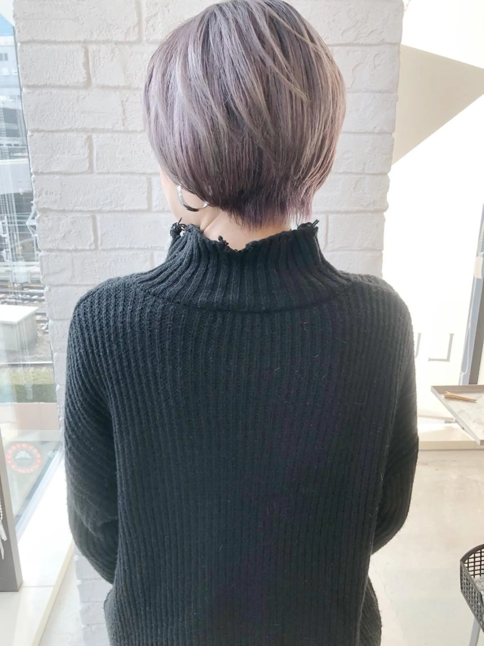 ショート カラー ラベンダーカラー OTAKU HAIR STUDIO所属・shin✨今月注目✨ スタイリスト（急募）のヘアスタイル