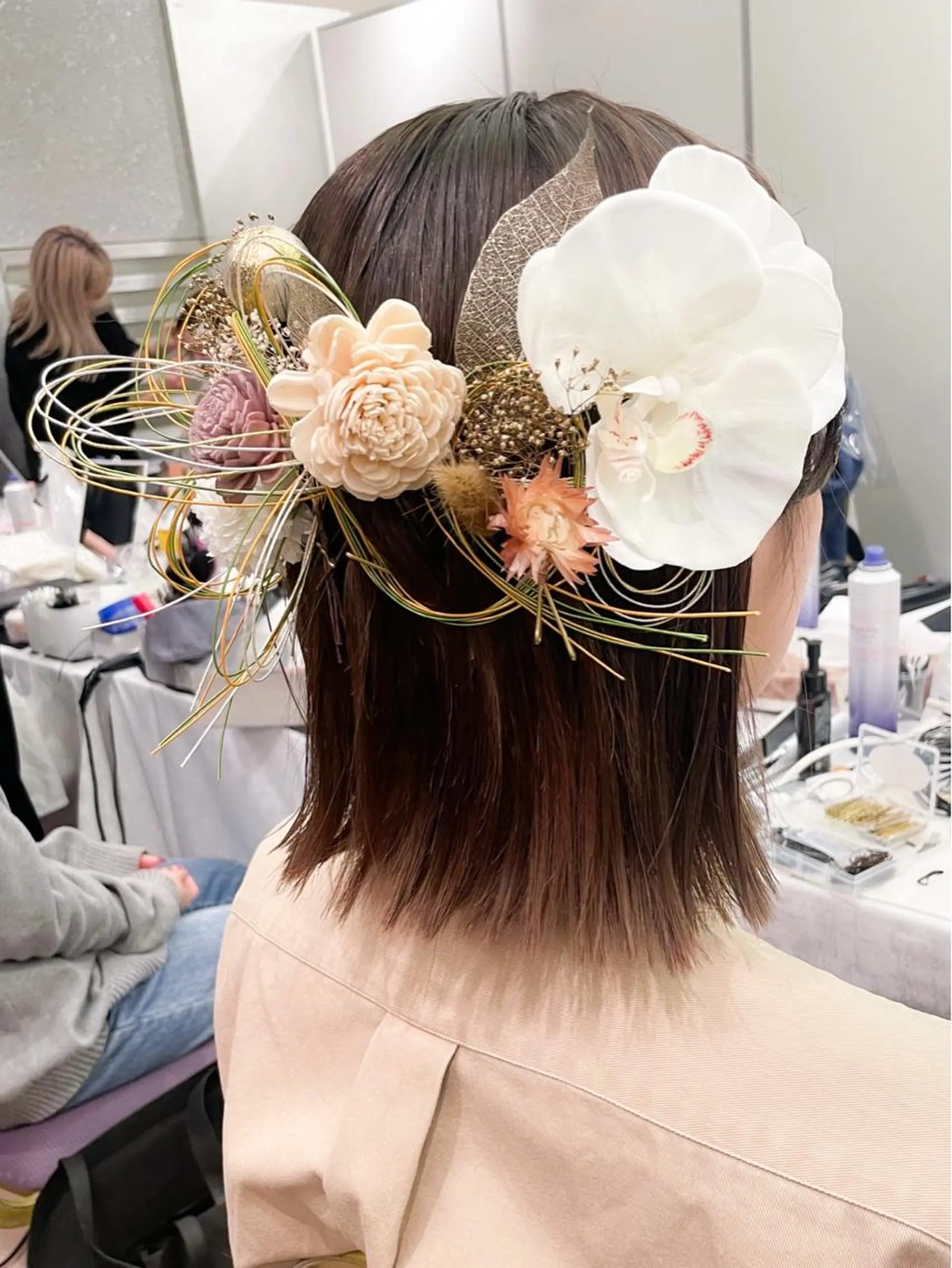 ショート カラー 卒業式のヘアスタイル ✨カラー支持No.1 🧸ワキ カナコ🧸のヘアスタイル