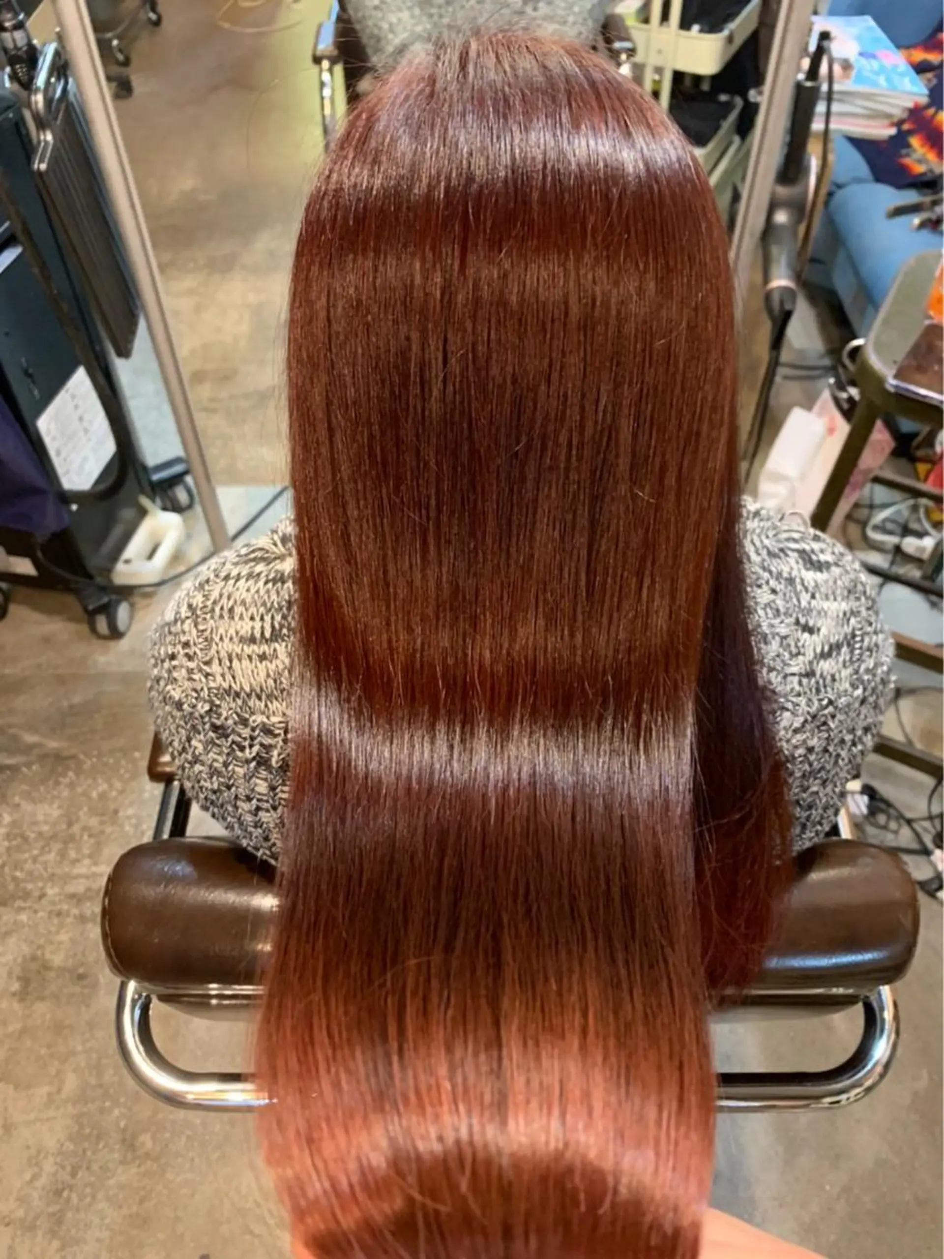 セミロング カラー グラデーションカラー 髪質改善 トリートメント カット トリートメント koahair design所属・ヨッ シーのヘアスタイル