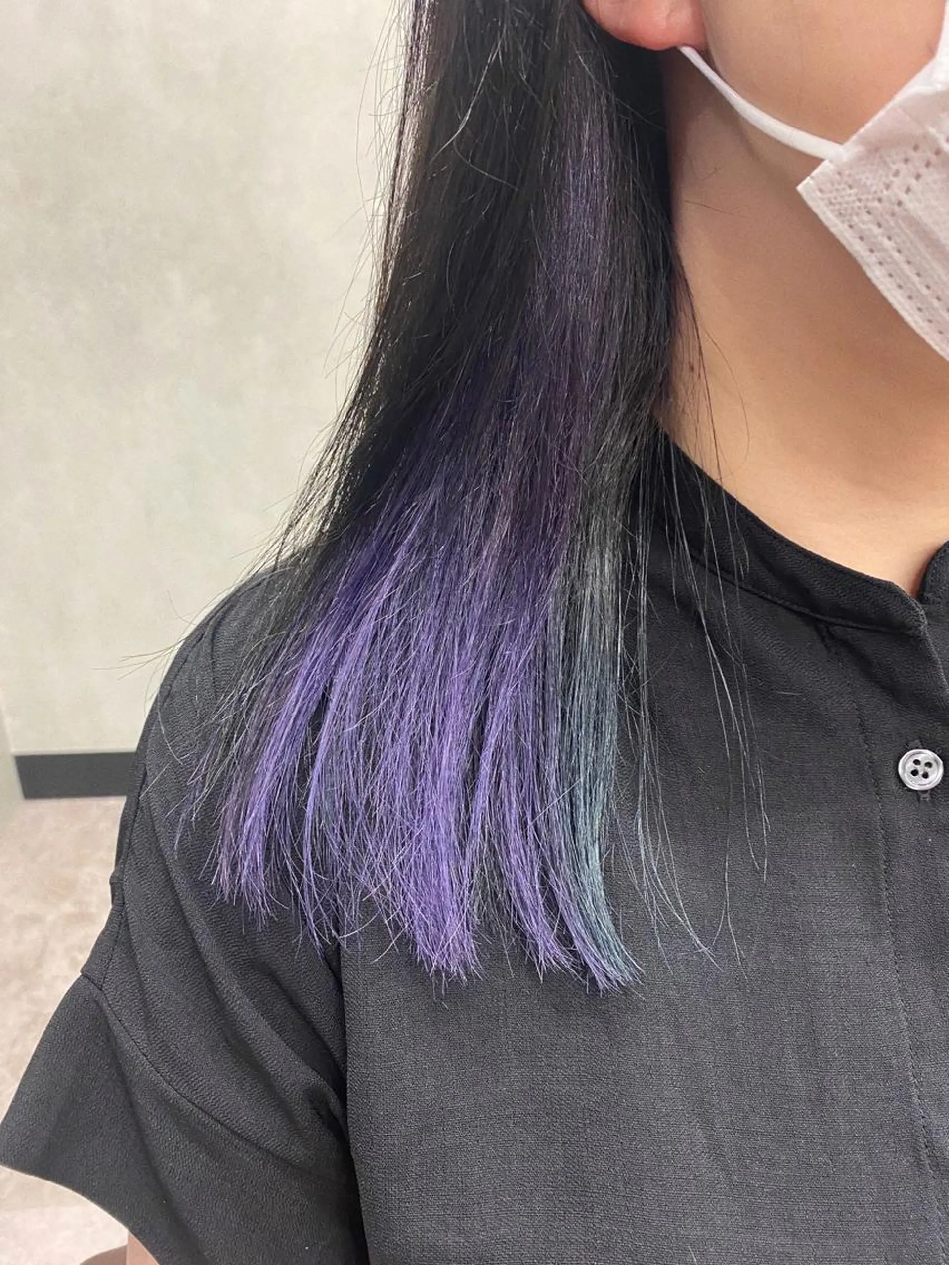 セミロング カラー 🕶️佐藤 海李🐏のヘアスタイル