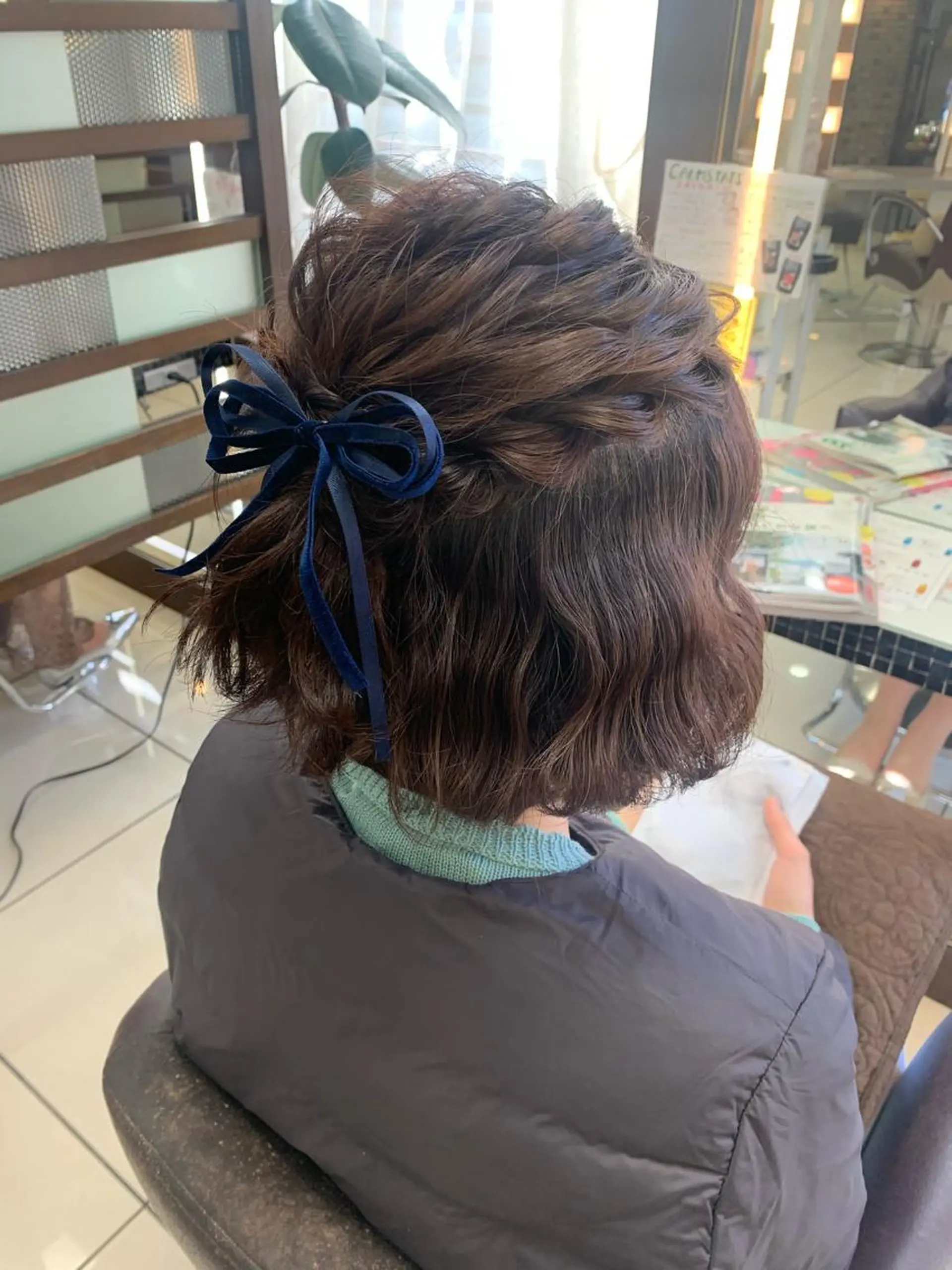 ショート ヘアアレンジ ヘアセット 肌馴染みカラー🧃 シールエクステのその他イメージ