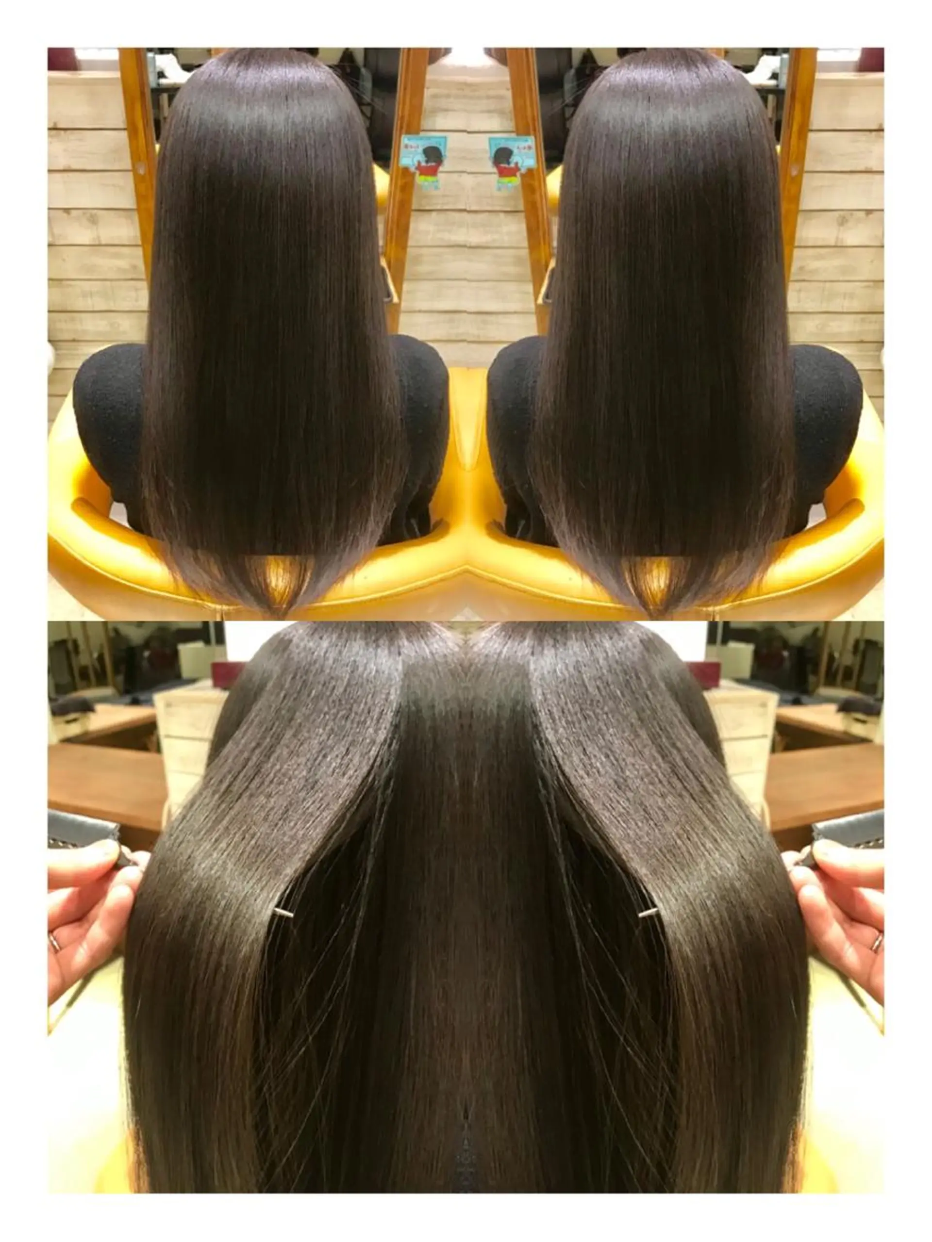 ロング 縮毛矯正 トリートメント 酸熱トリートメント across hair design武蔵小杉店所属・/本物の髪質改善/ 古川新のヘアスタイル