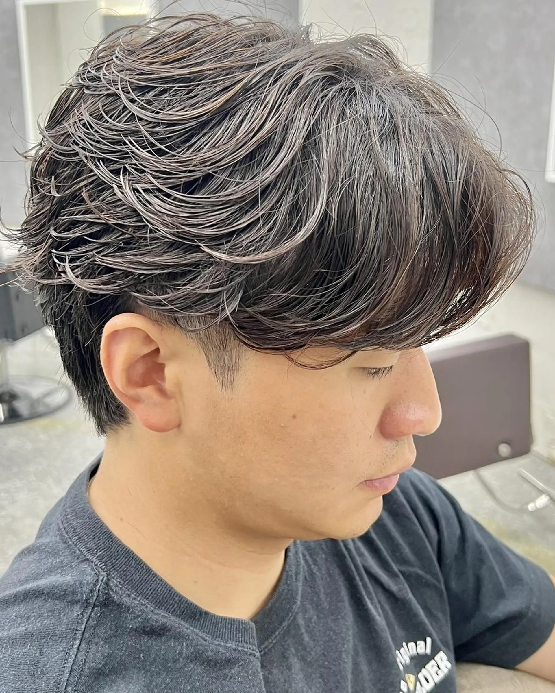 パーマ メンズ カット パーマ GLOP HOMME 店長　アオトのヘアスタイル