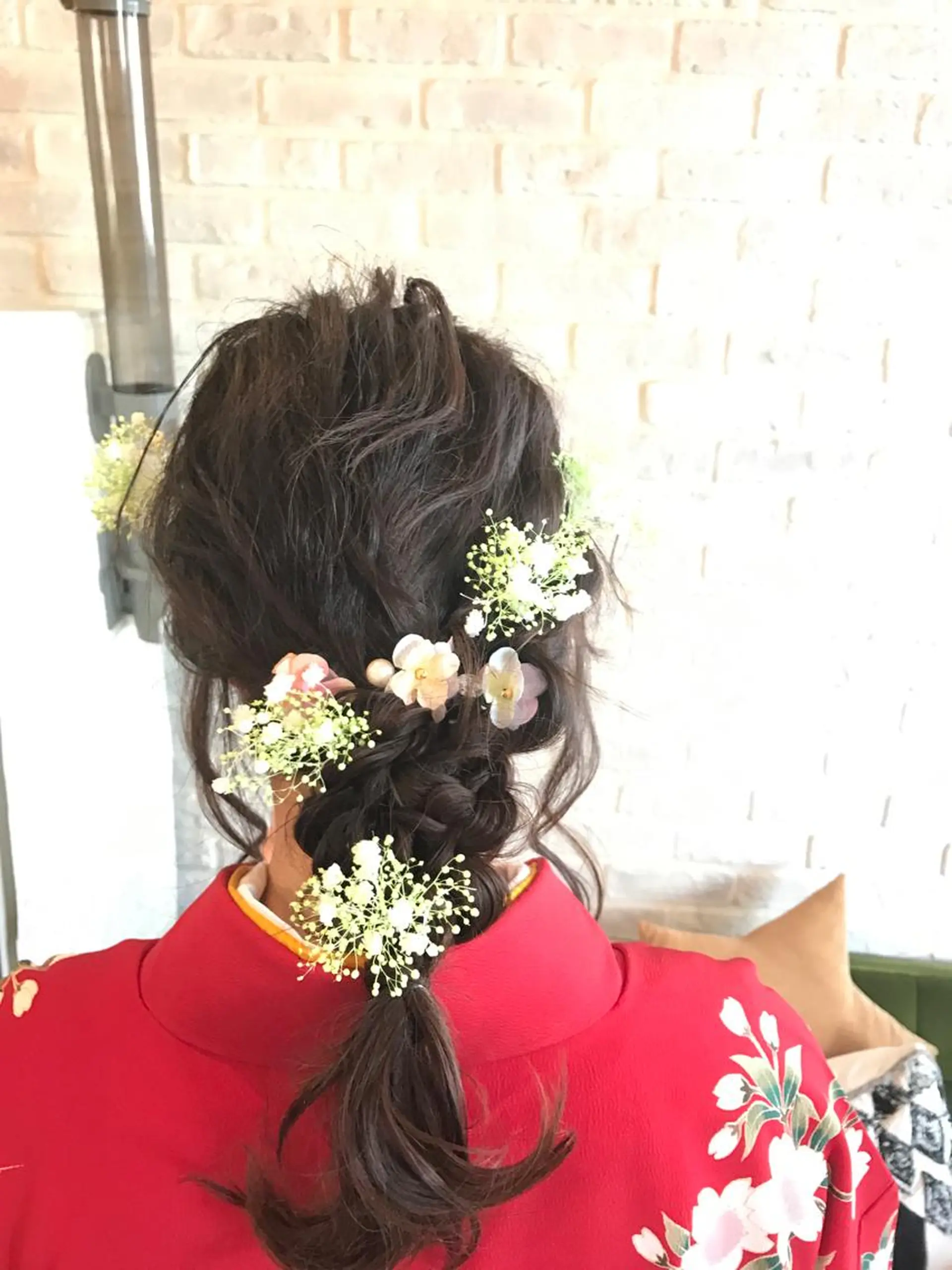 セミロング ヘアアレンジ 増子 幹樹のヘアスタイル