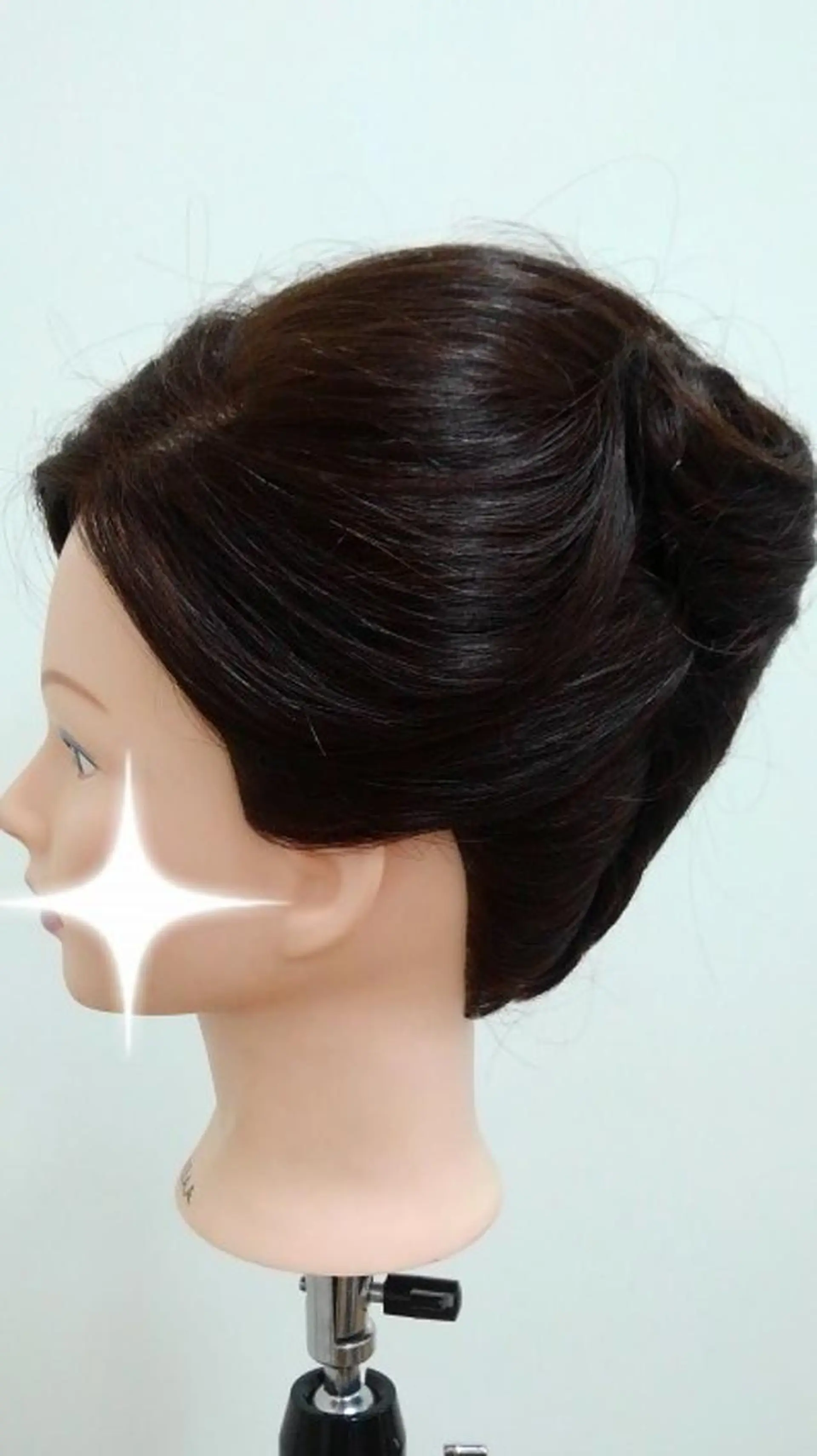 セミロング ヘアアレンジ 夜会巻き Hair&Make  Delight*のヘアスタイル