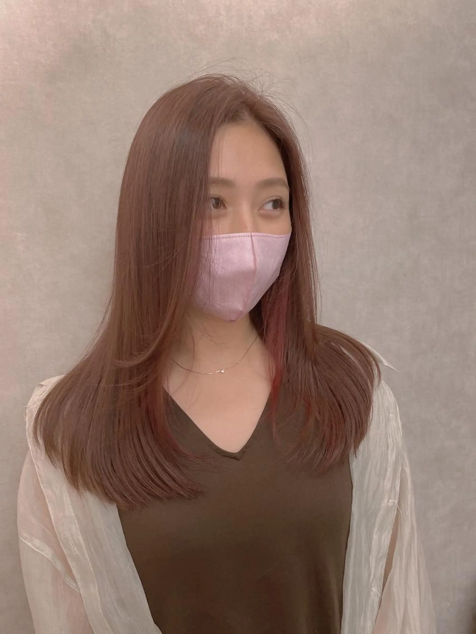 セミロング カラー ［パサつき改善］＊ 髪質改善ケアサロン＊のヘアスタイル