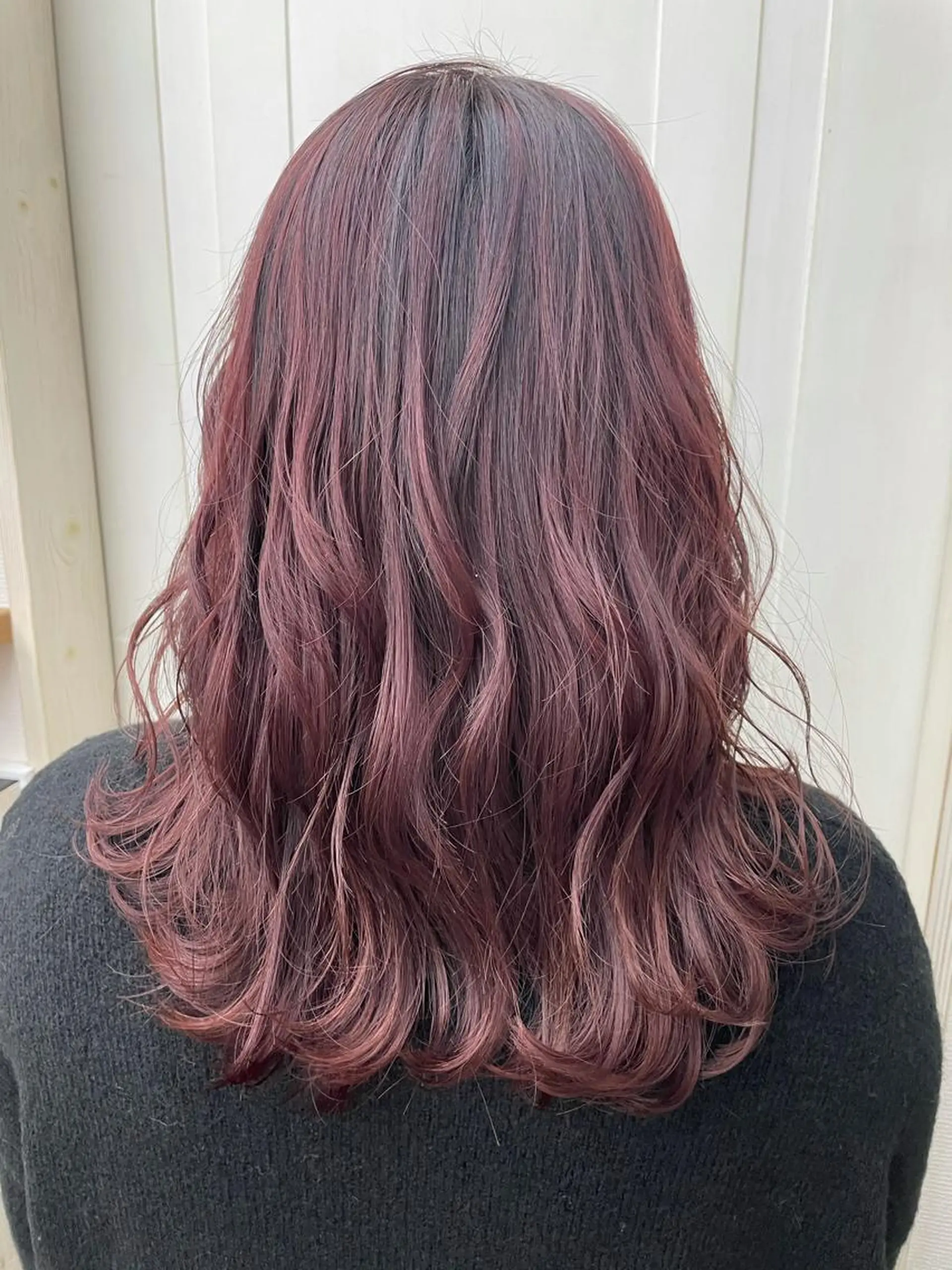 セミロング カラー カット ヘアカラー トリートメント 前髪顔周り✂️店長 ❤️アマミヤ❤️のヘアスタイル