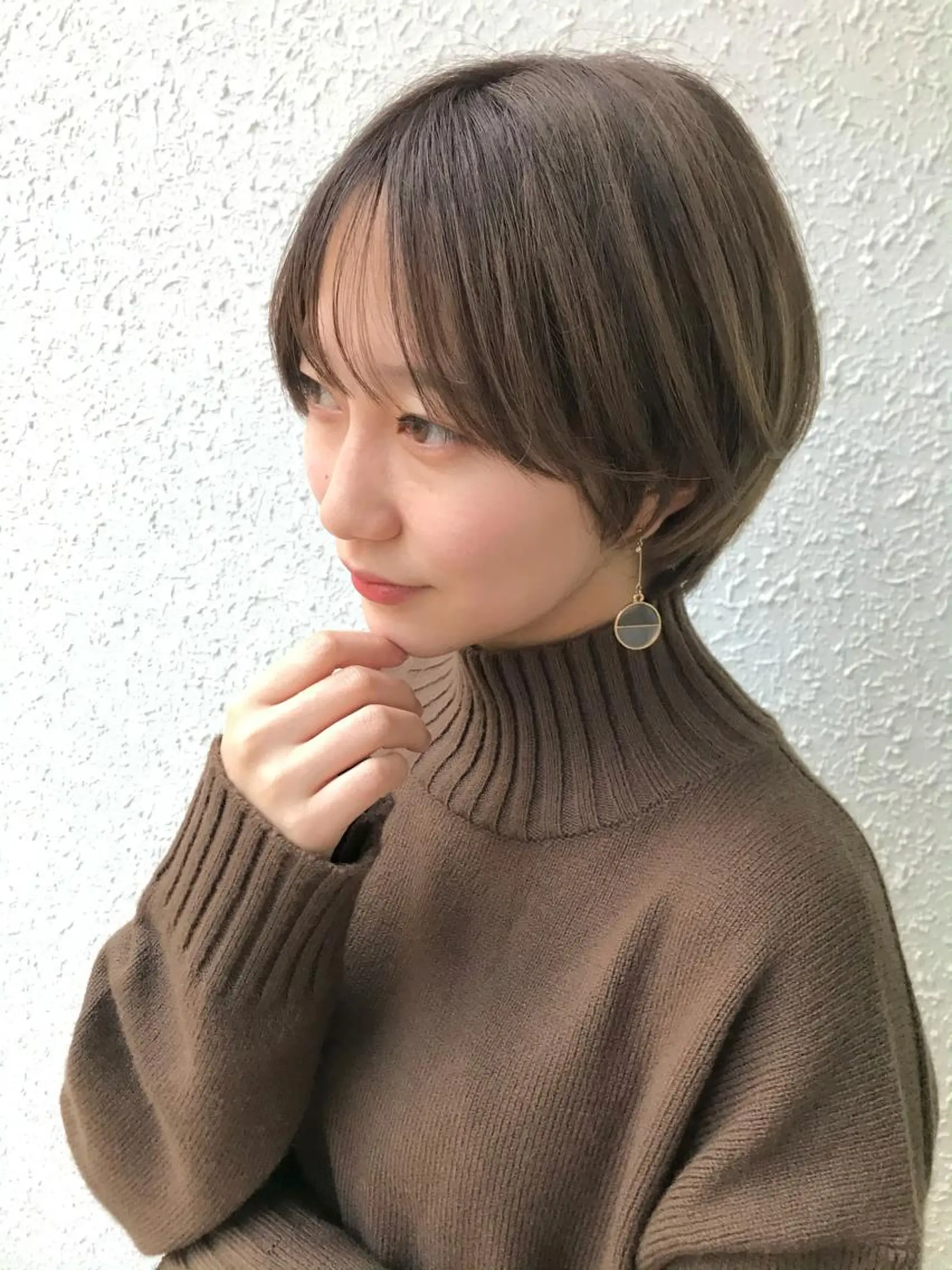 ショート カラー 丸みショート ショートヘア 佐藤 魁人のヘアスタイル
