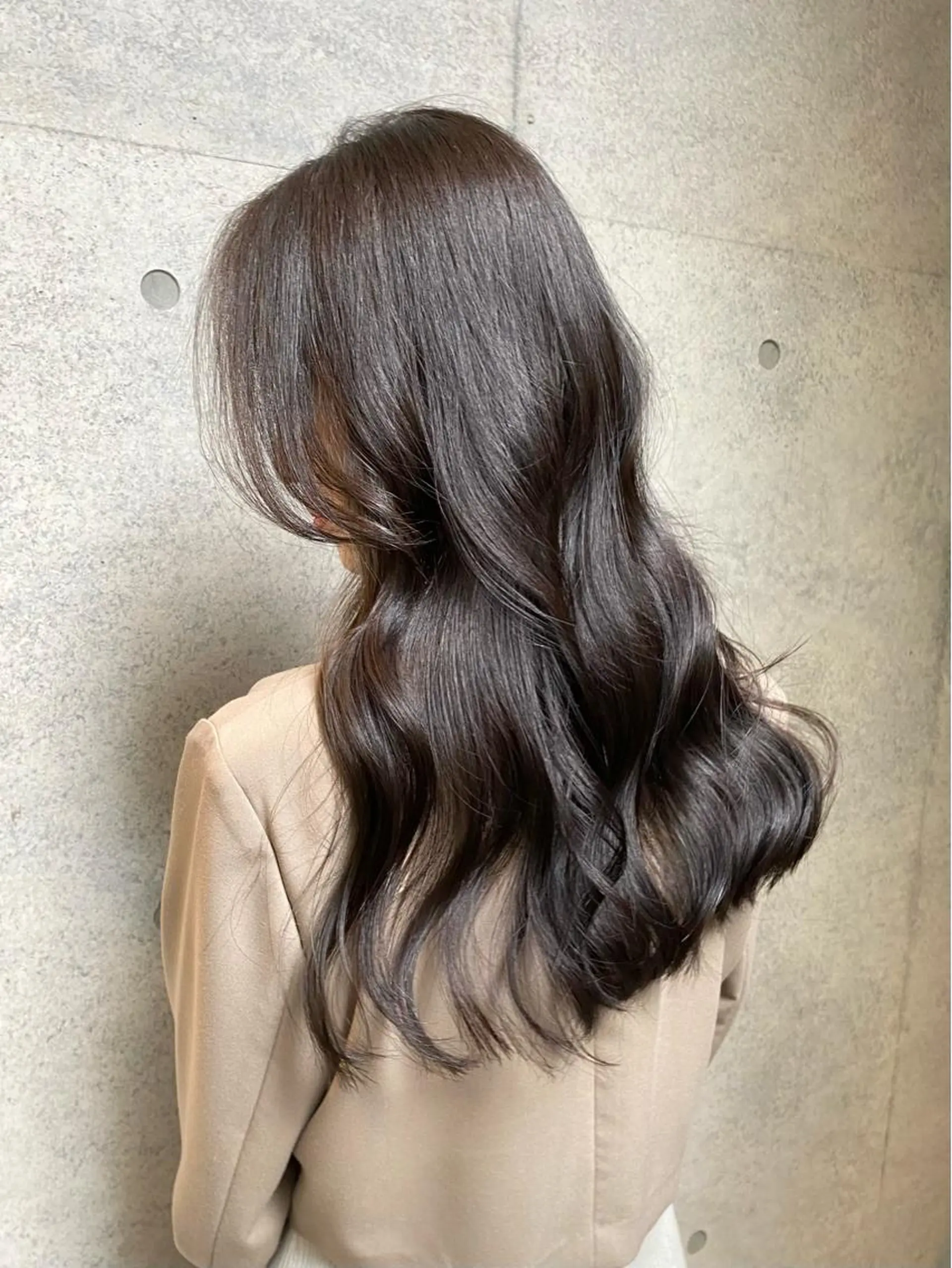 ロング カラー ロングレイヤー 韓国風ヘア レイヤーカット ロング メンズ特化 刈り上げない/金井のヘアスタイル