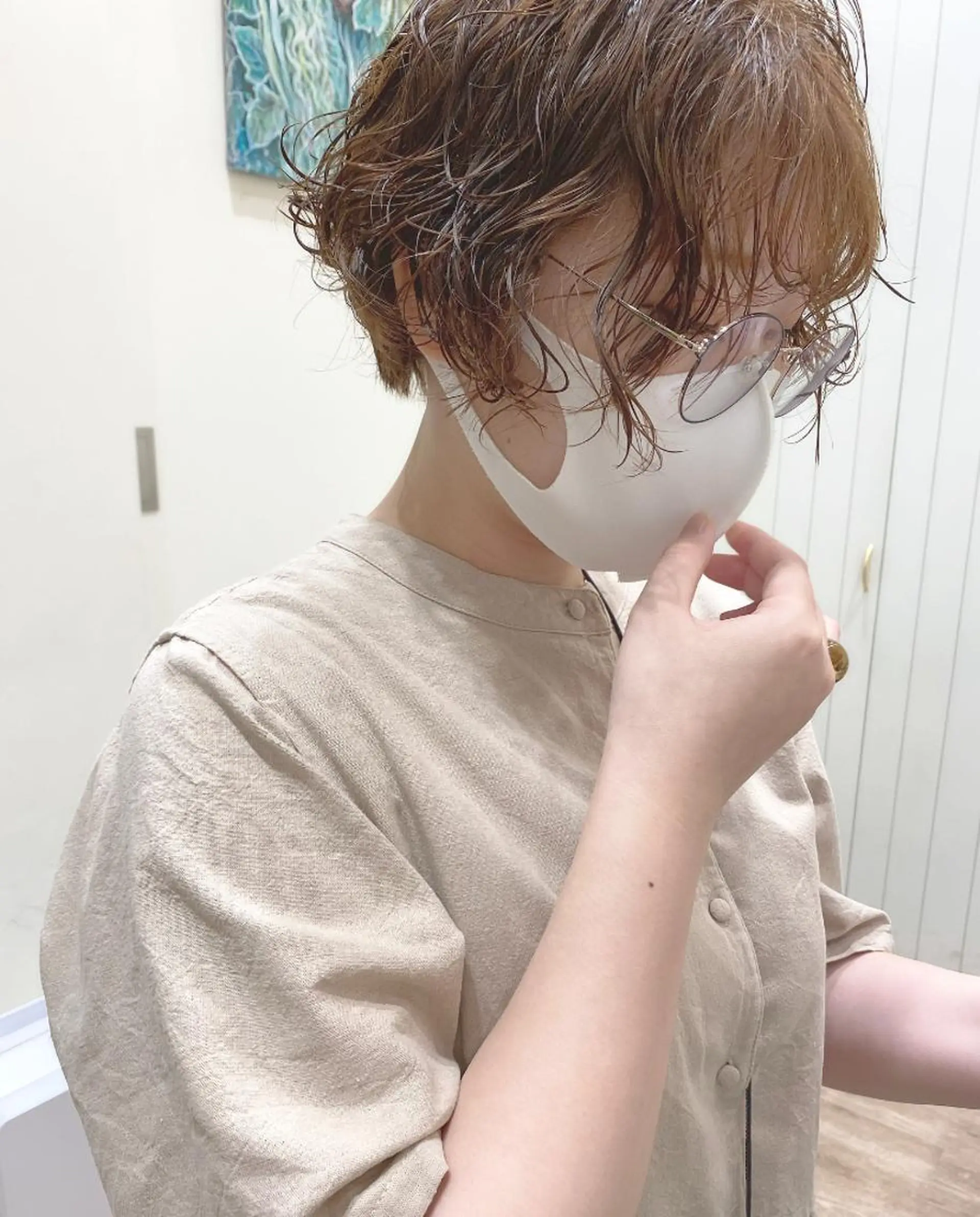 パーマ カット パーマ ヘッドスパ ayaka #パーマ#アレンジのヘアスタイル