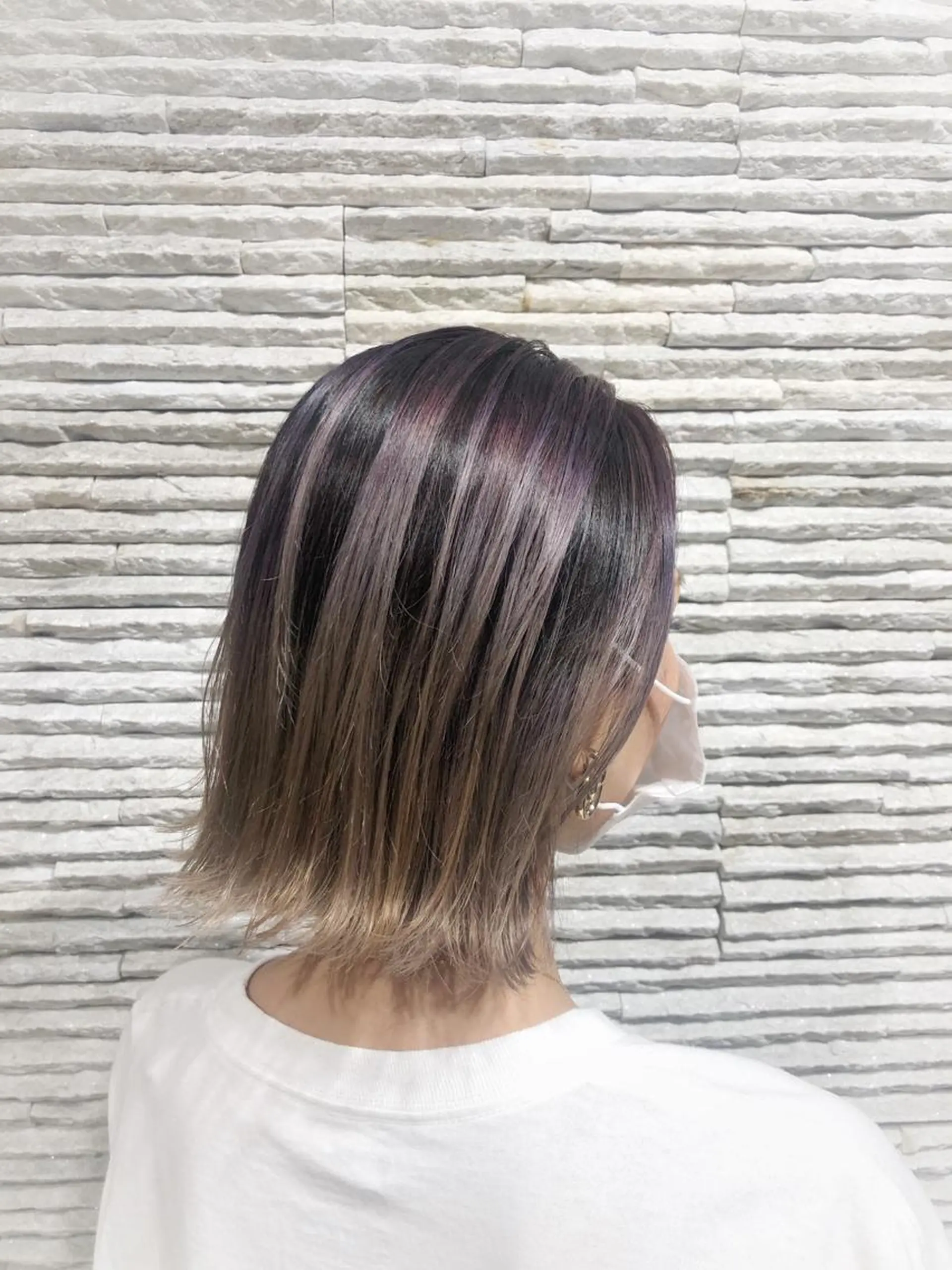 ショート カラー ブリーチ ヘアカラー 嶋田 ゆきのヘアスタイル