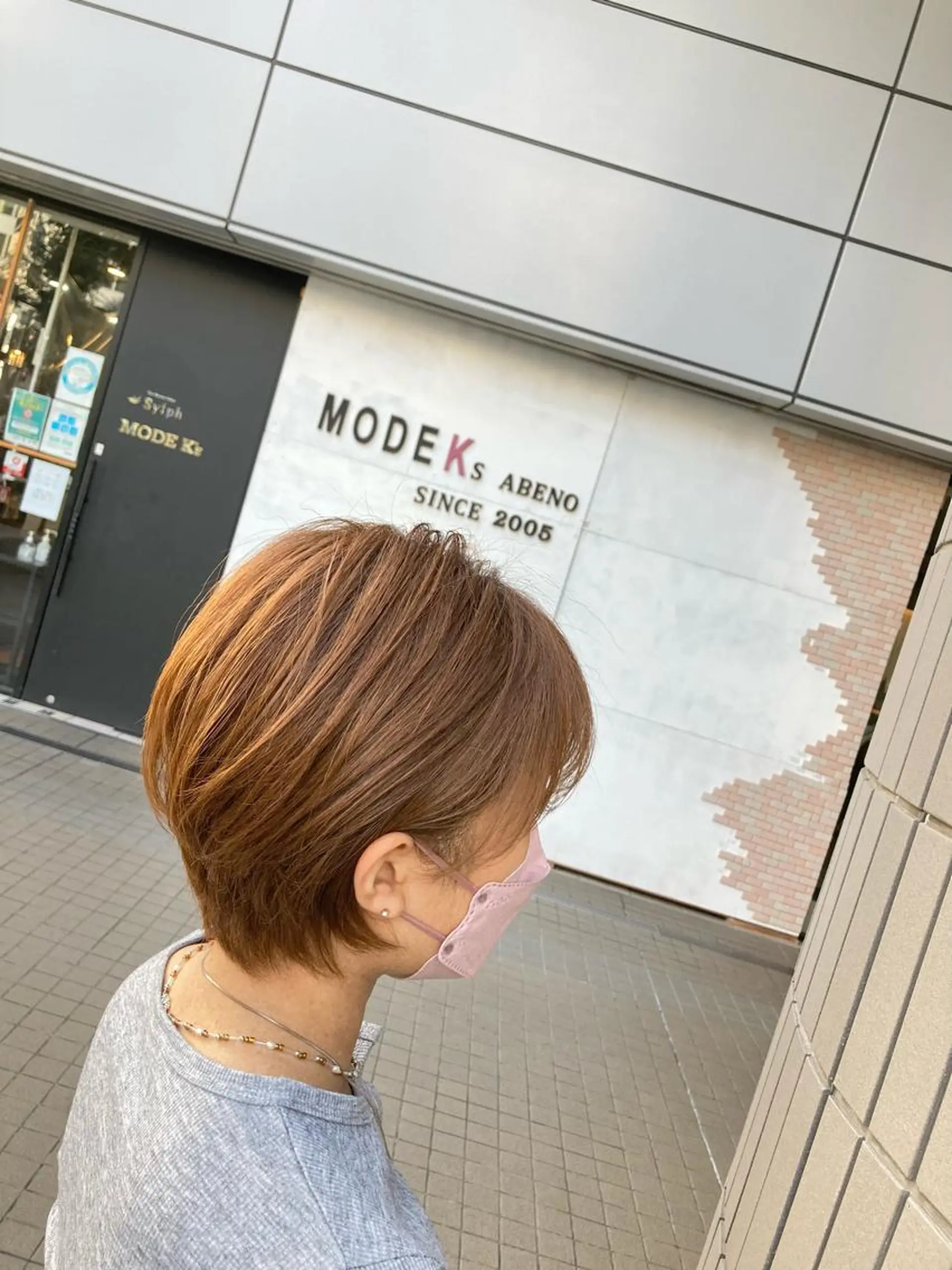 ショート カラー ショートヘア カット ヘアカラー トリートメント SHAFT Ieiriのヘアスタイル