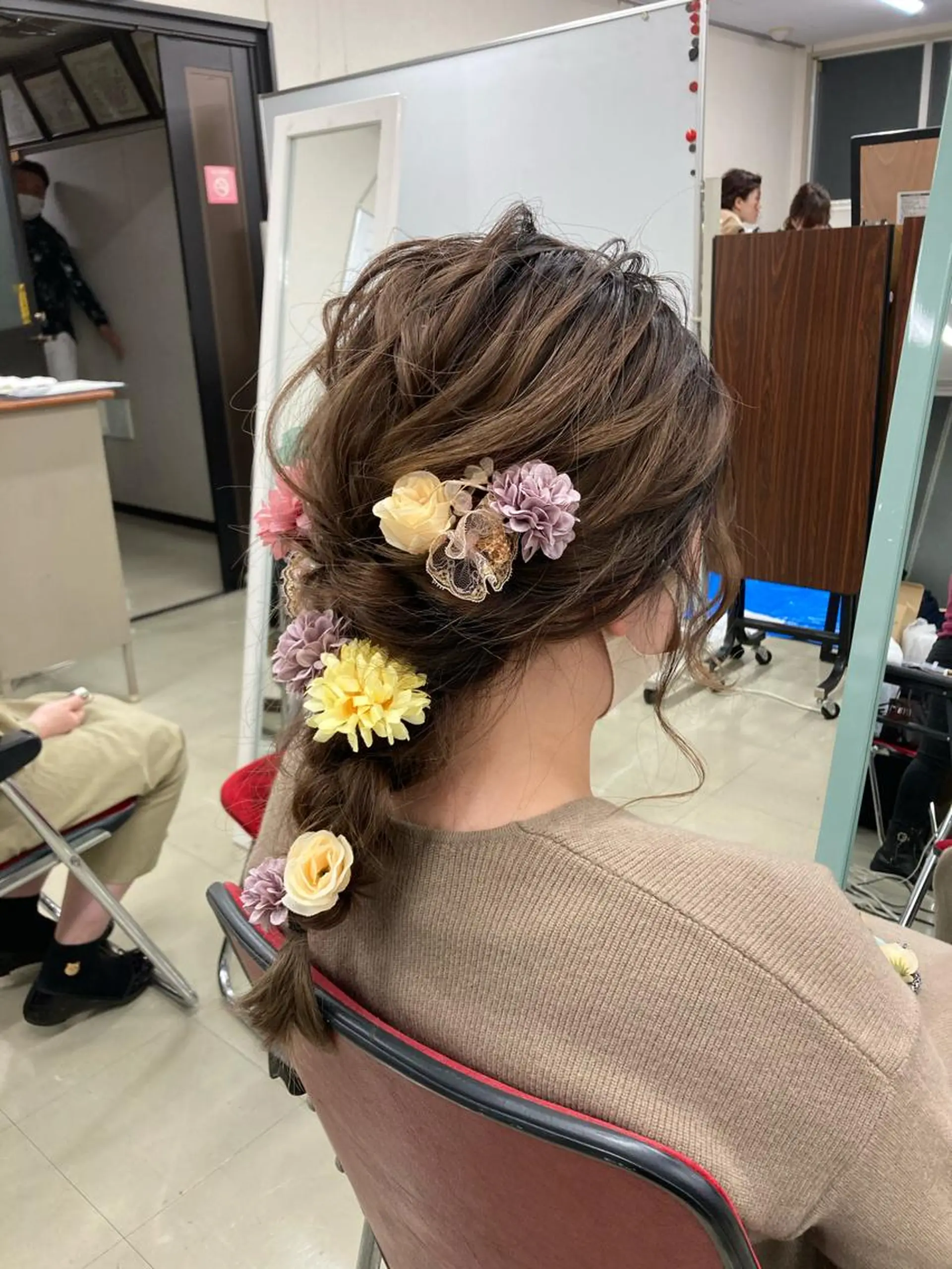 ロング 卒業式のヘアスタイル ヘアセット 梅山 美侑のヘアスタイル