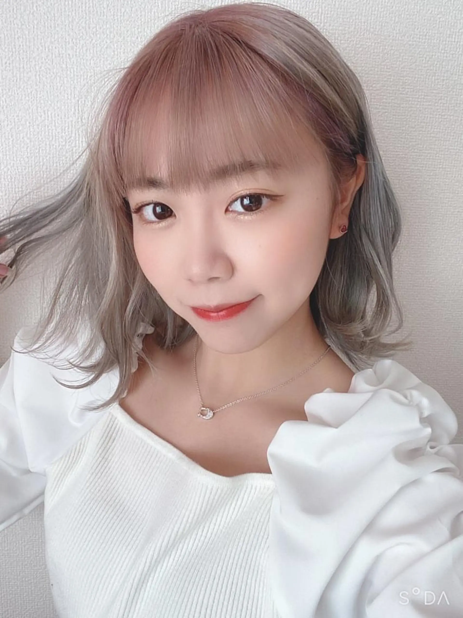 ミディアム ヘアカラー タカツド ユウキのヘアスタイル