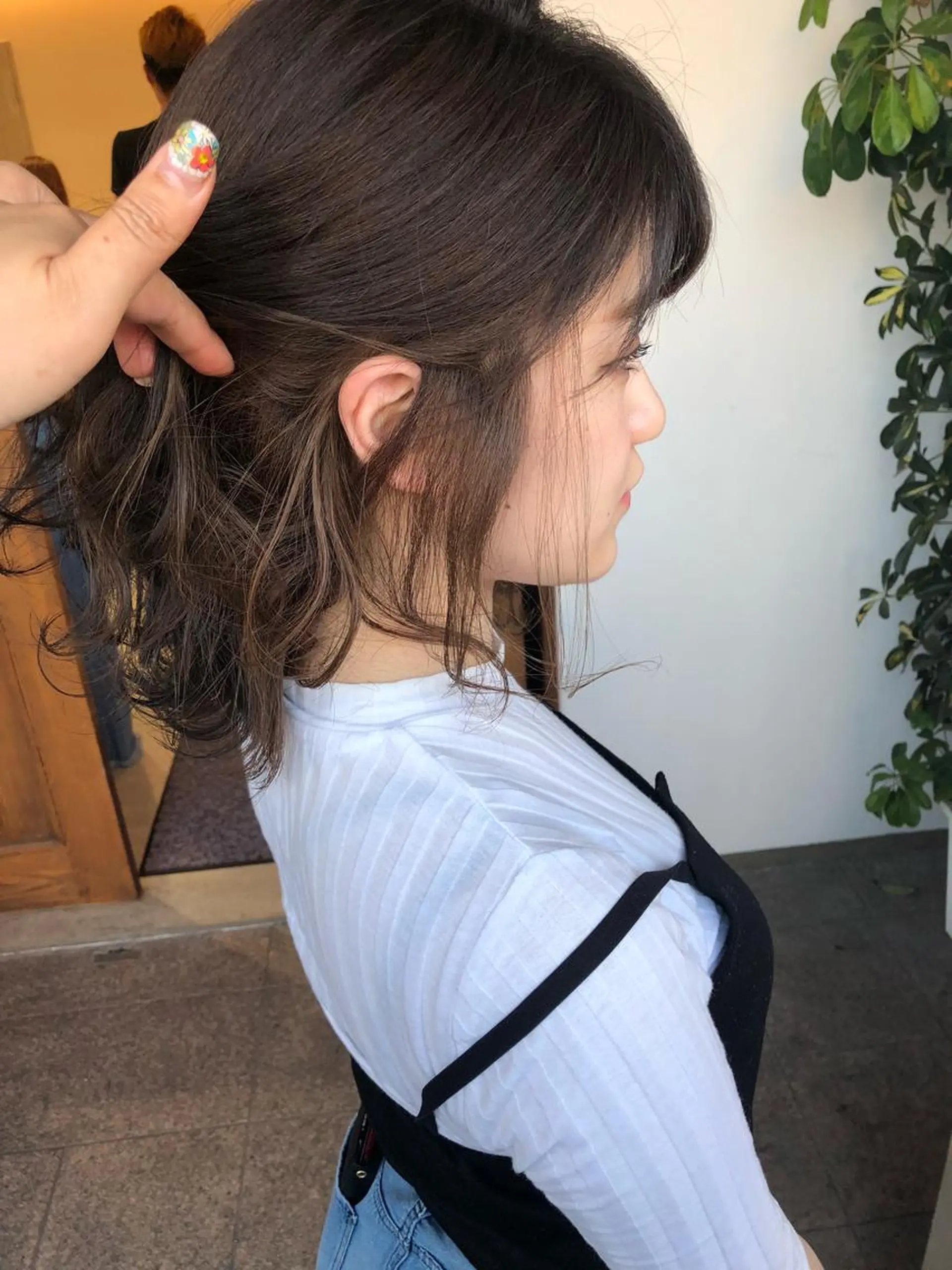 ミディアム カラー ヘアアレンジ ture by glad所属・ture by gladのヘアスタイル