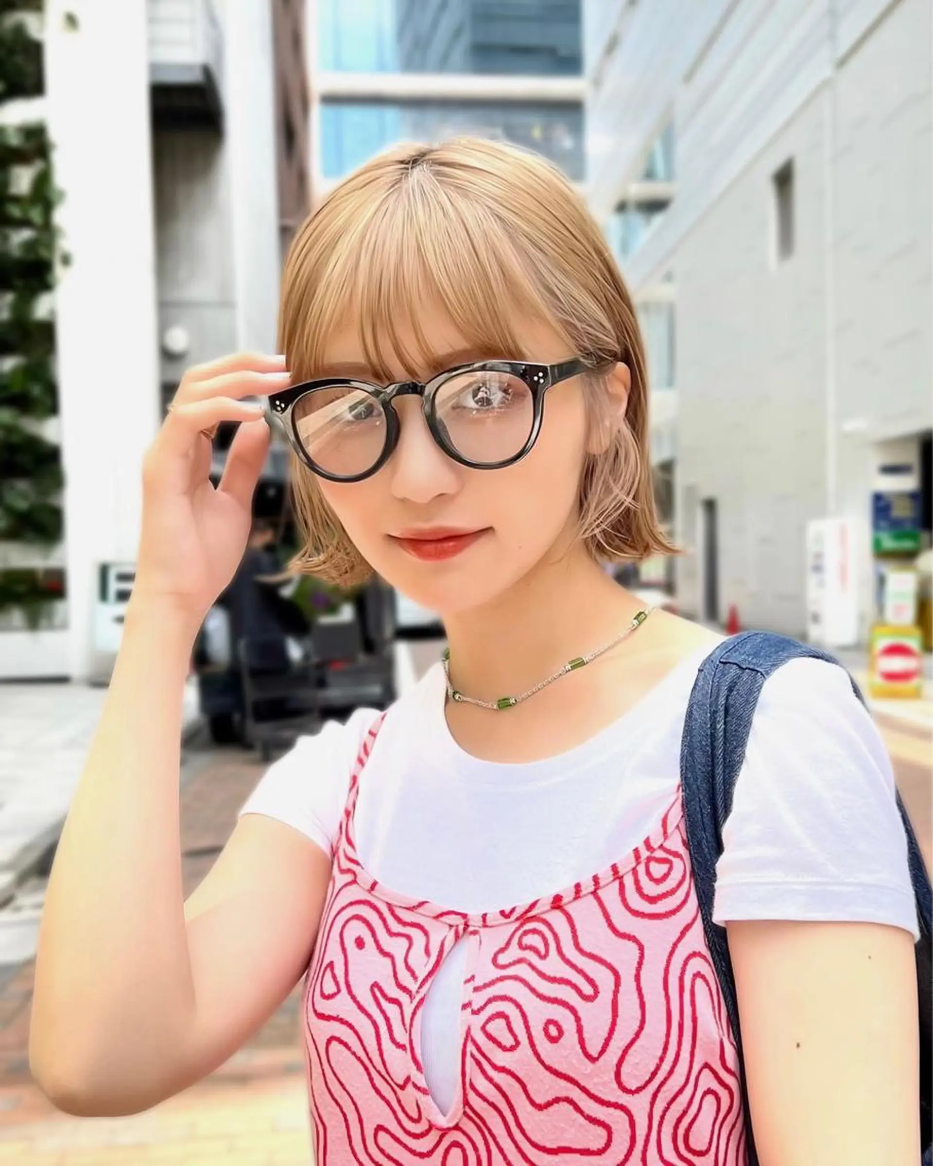 ショート カラー パーマ ヘアアレンジ ベージュカラー ブリーチ ケアブリーチ 透明感カラー ダブルカラー レイヤーカット/ボブ /縮毛矯正✨大輝のヘアスタイル