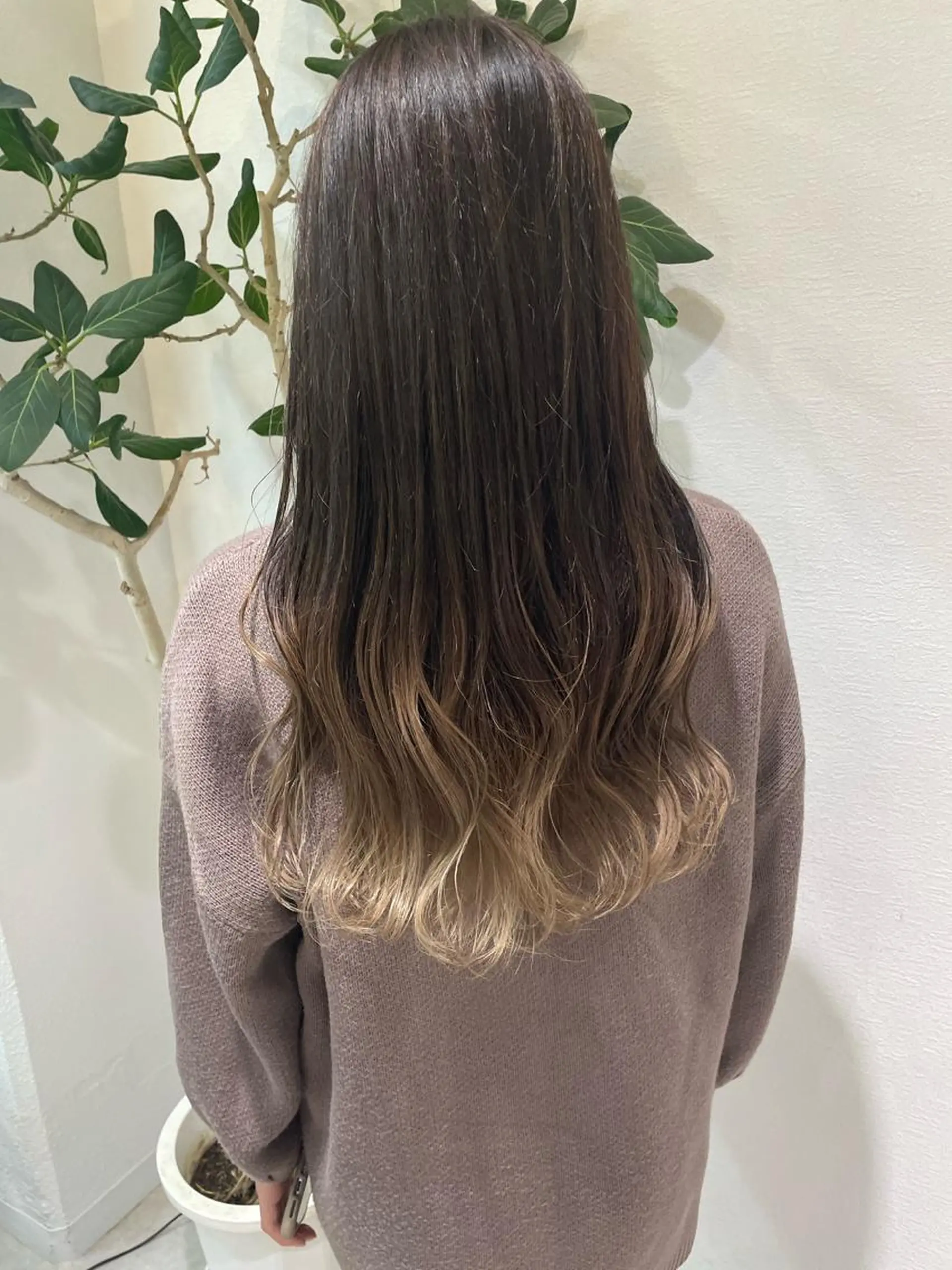 ロング カラー グラデーションカラー 田中大星 /ボブ 縮毛矯正のヘアスタイル