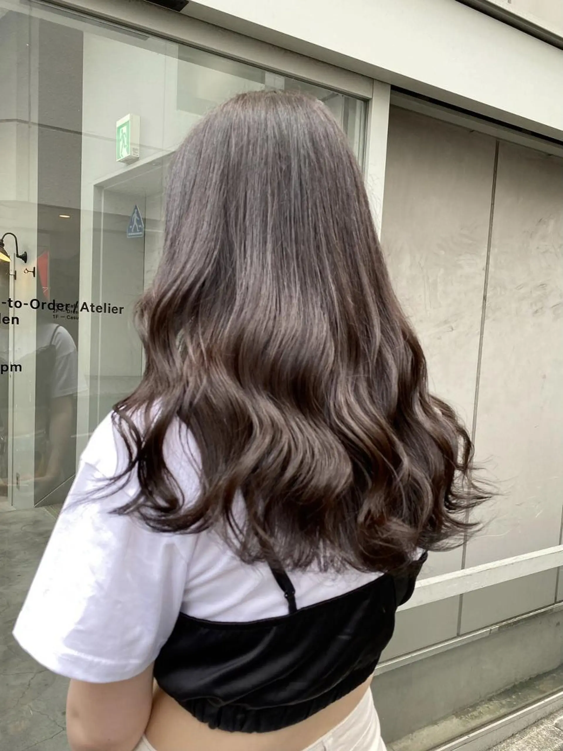 カラー 透ける淡色🏹ミルク ティー🤎渋谷のヘアスタイル