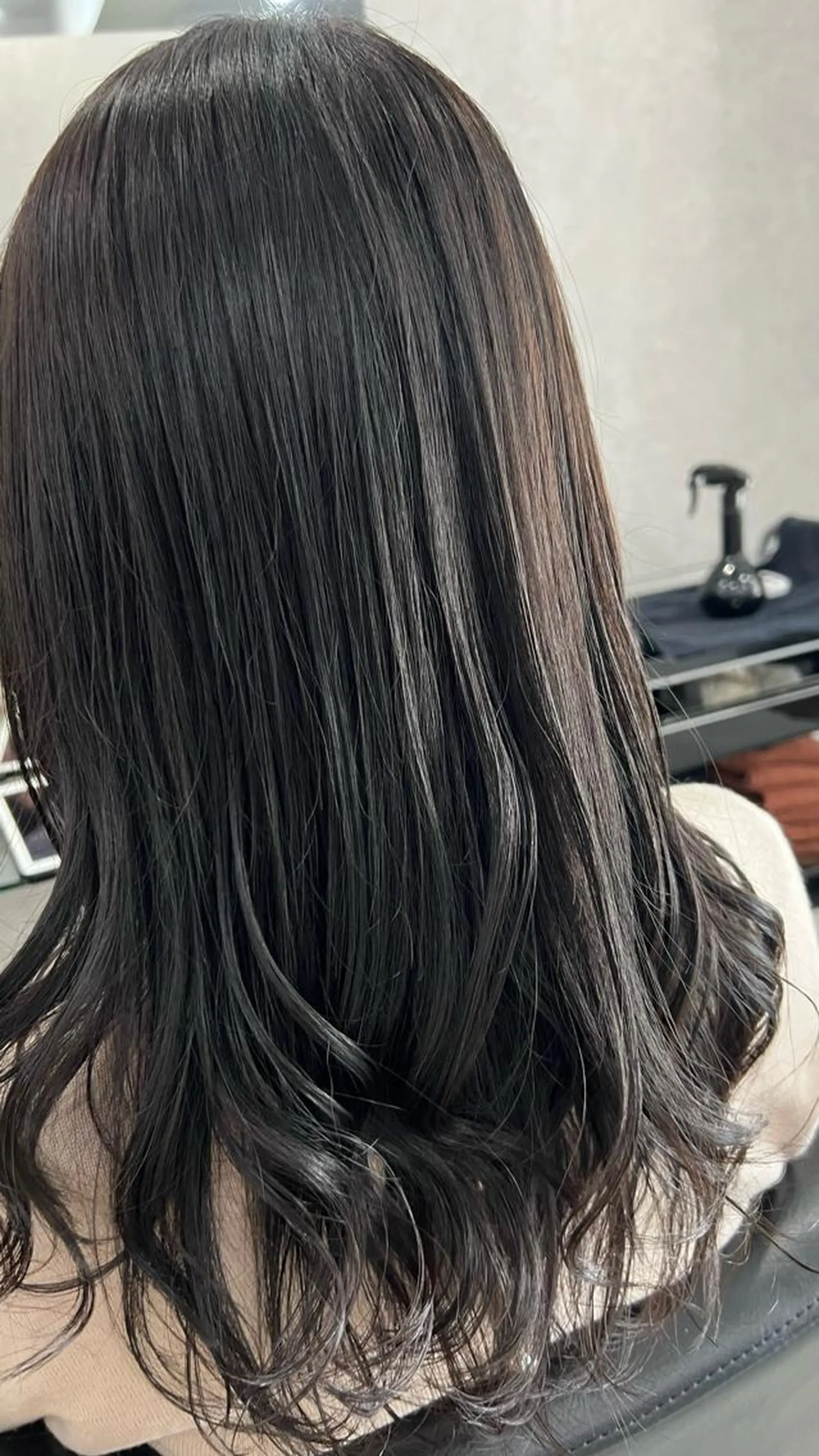 セミロング カラー グレージュ カット ヘアカラー パーマ トリートメント 🌈艶髪　矯正 川崎　海🌈のヘアスタイル