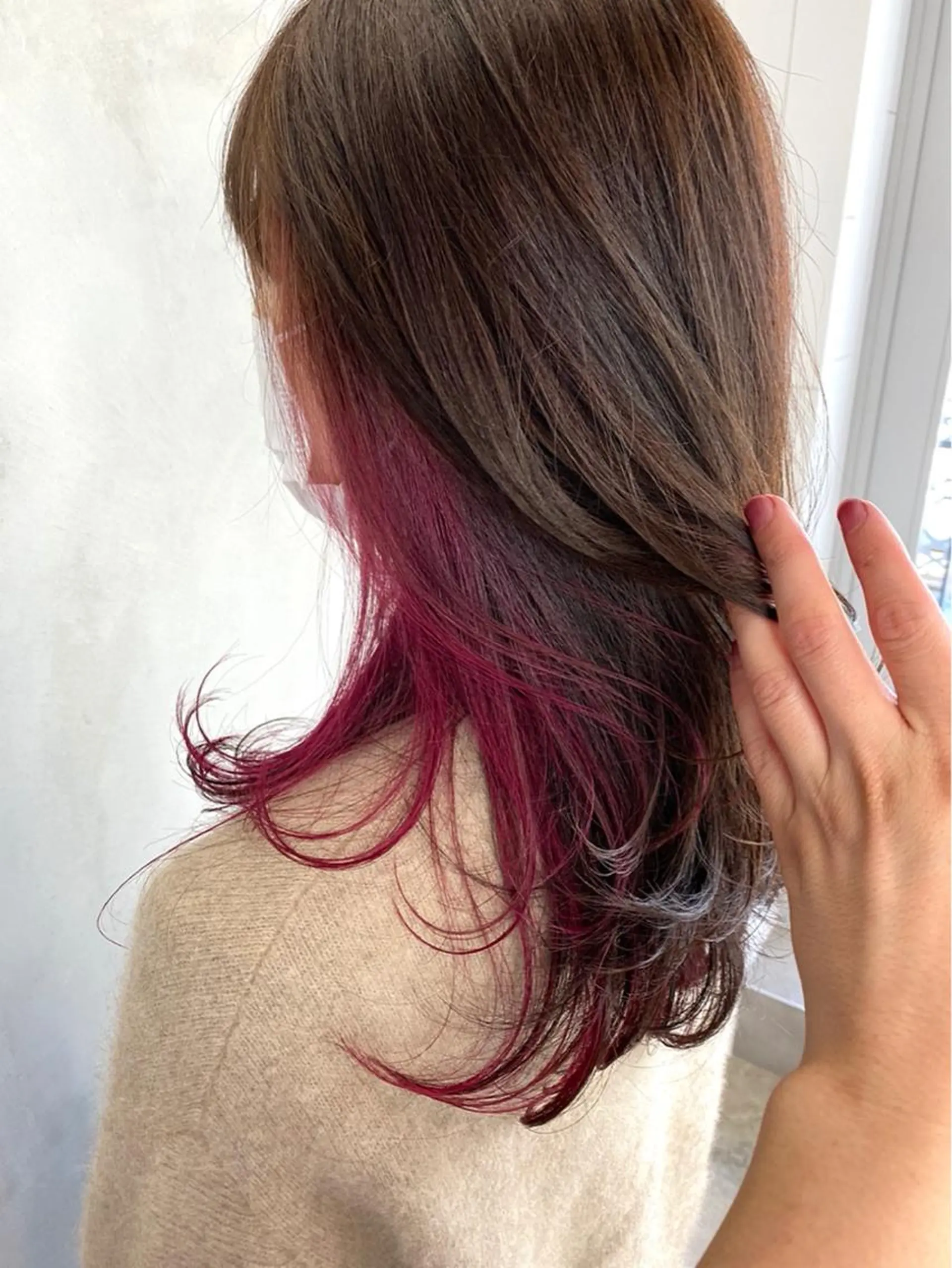 カラー インナーカラー MUK ムクのヘアスタイル