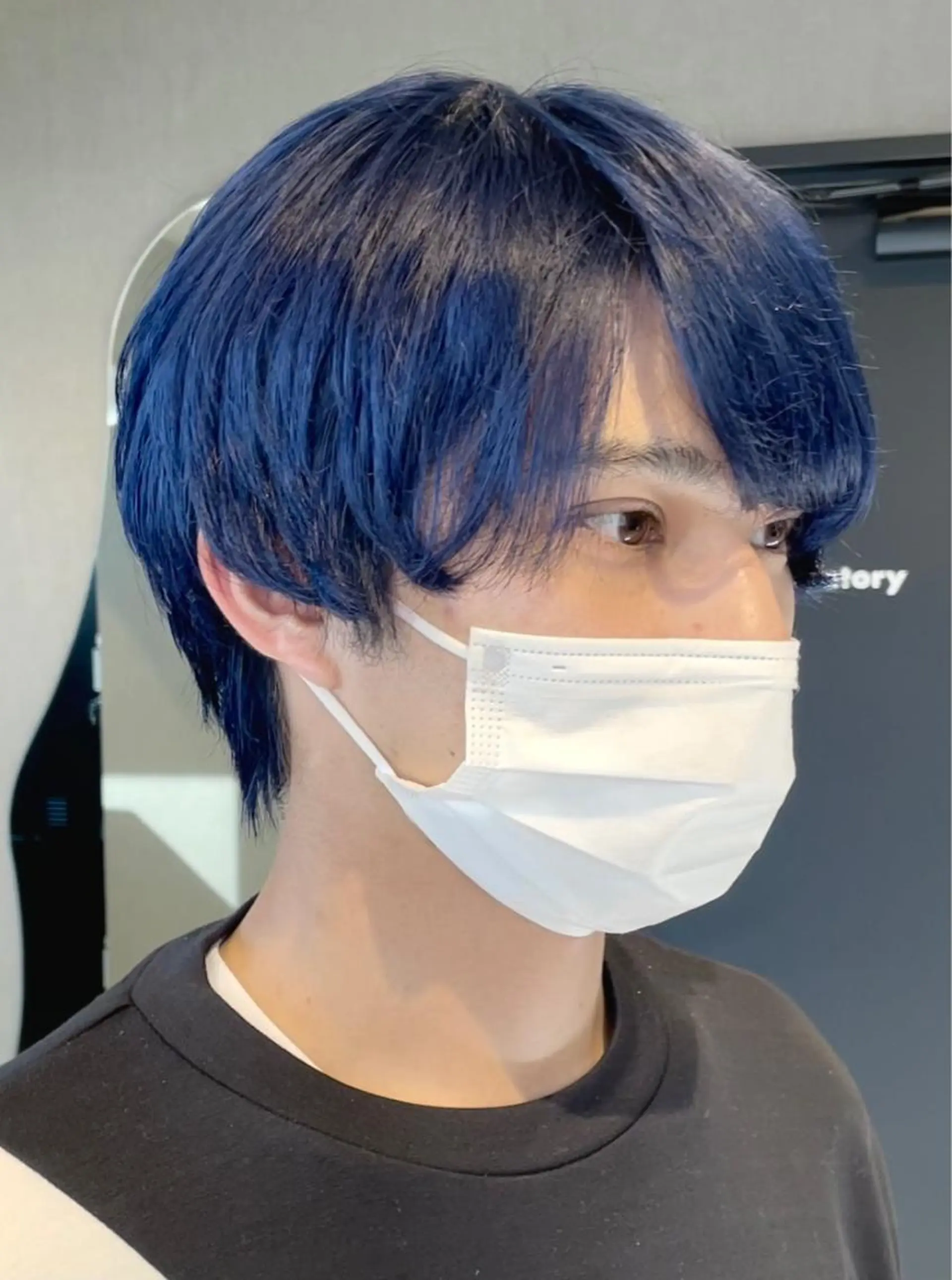 ショート カラー メンズパーマモデル 募集　サトチハルのヘアスタイル
