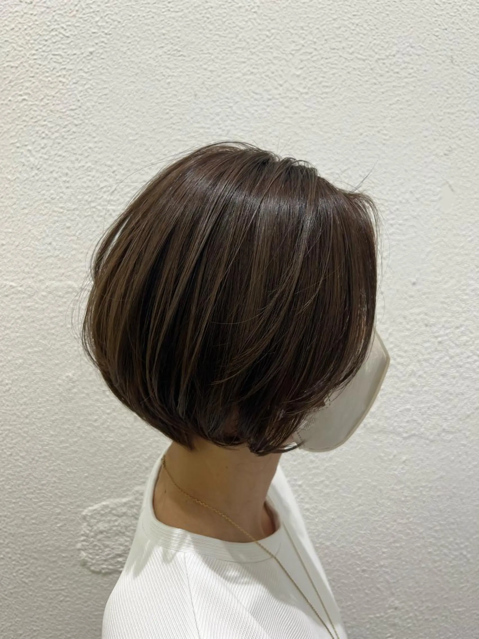 ミディアム カラー 下平 秀美のヘアスタイル