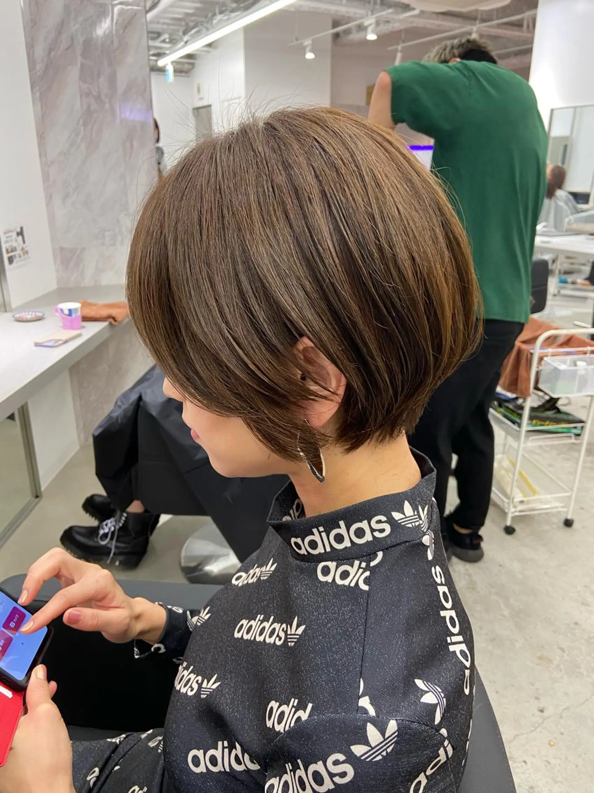 ショート ショートボブ ボブ ショートヘア カット EIGHT奥野 心太のヘアスタイル