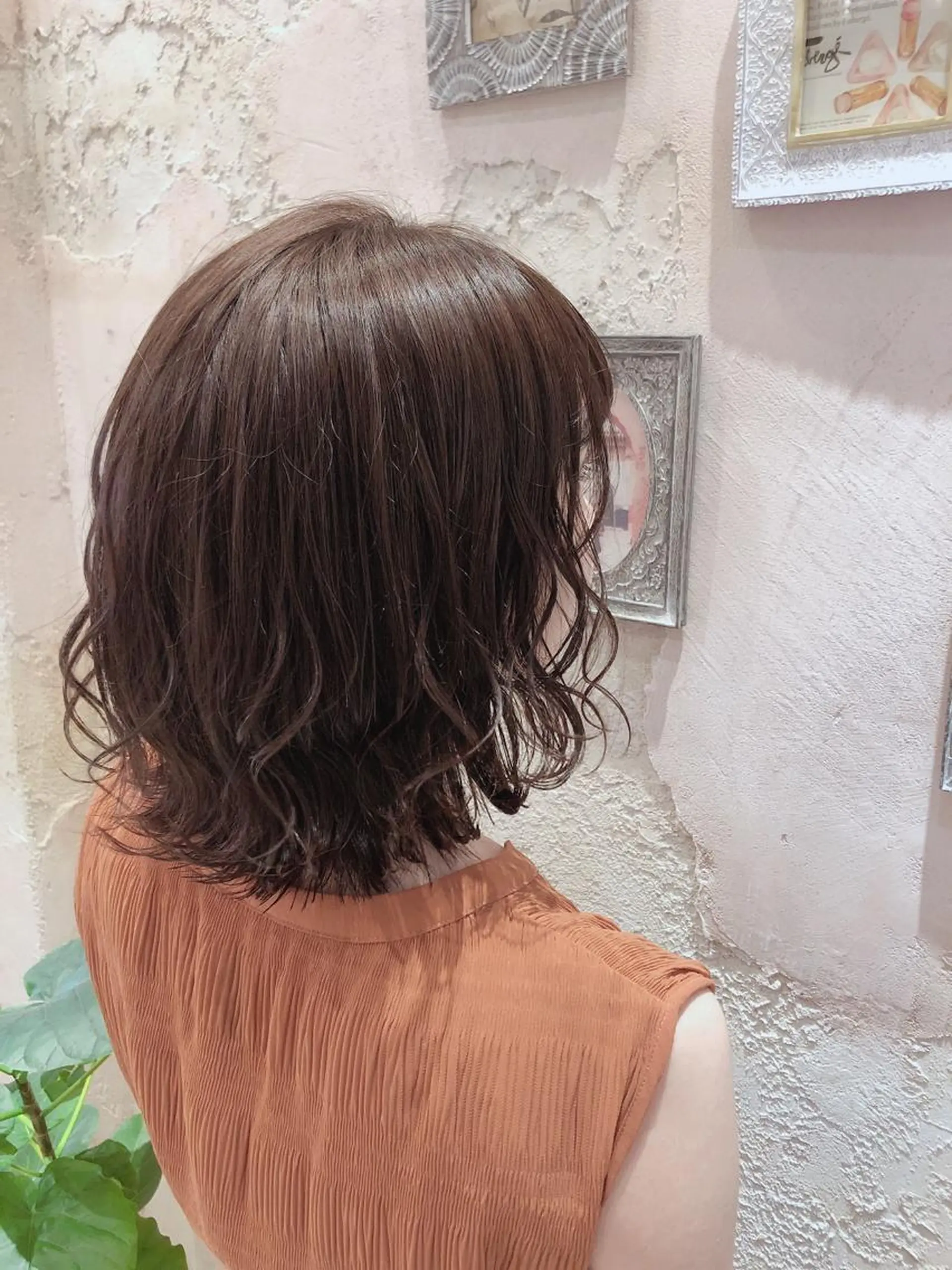 ミディアム カット ヘアカラー トリートメント 代表山口ひな 髪質改善のプロのヘアスタイル
