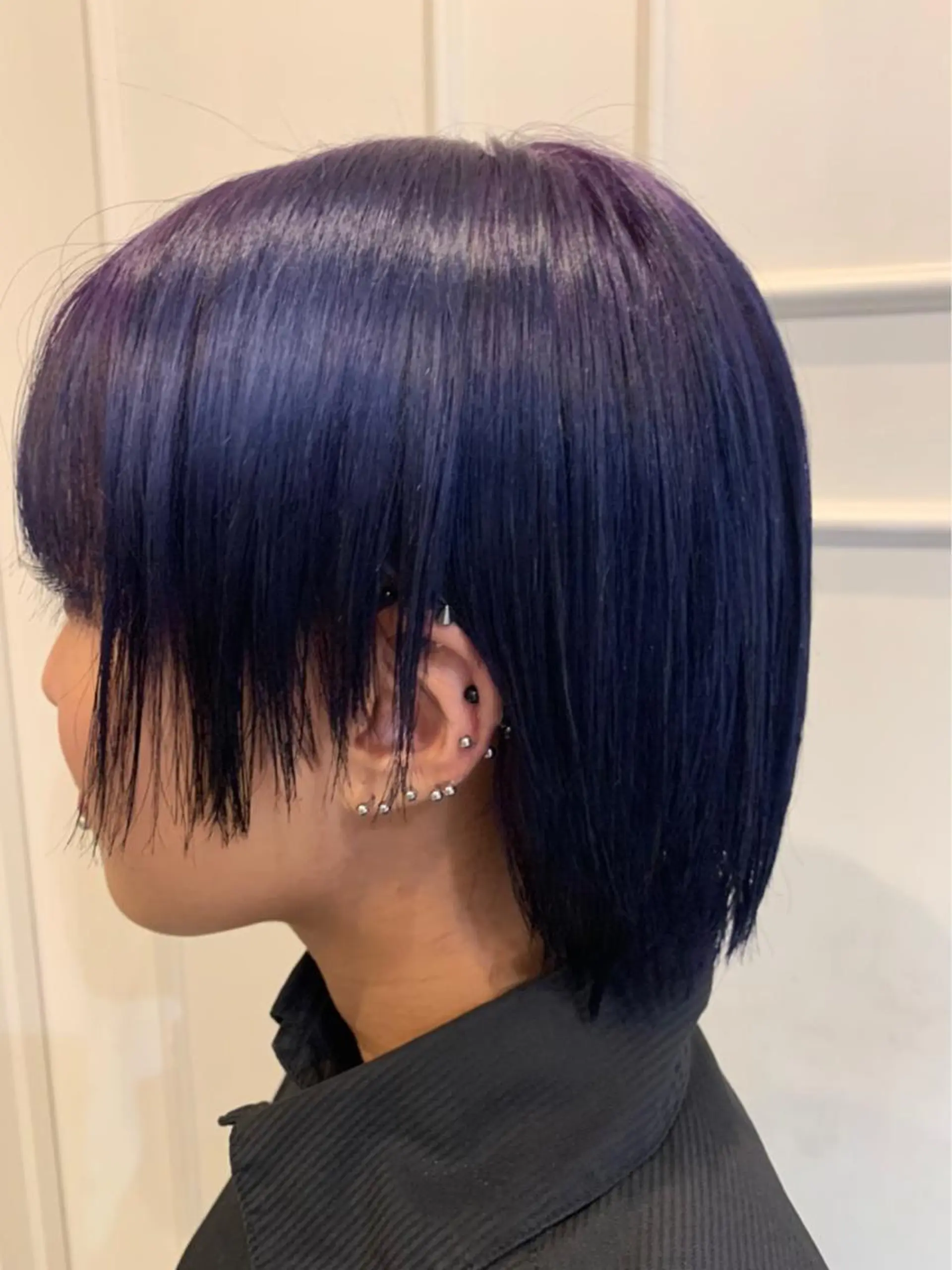 ショート カラー ブルーカラー ブルーラベンダー ラベンダーカラー 🫟Blanco🫟 Color&Careのヘアスタイル