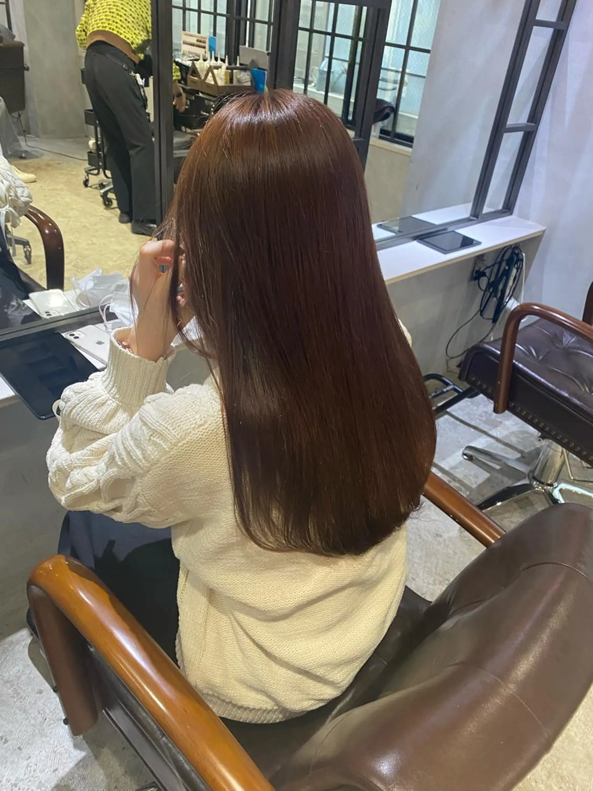 ロング カラー カット ヘアカラー トリートメント amie蒲田西口所属・🫧褒められ艶髪🫧 Minamiのヘアスタイル