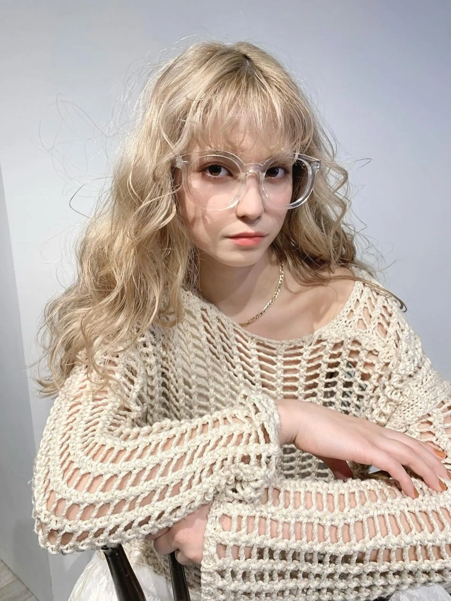 ミディアム カラー カット ヘアカラー トリートメント 原宿・表参道 senriのヘアスタイル