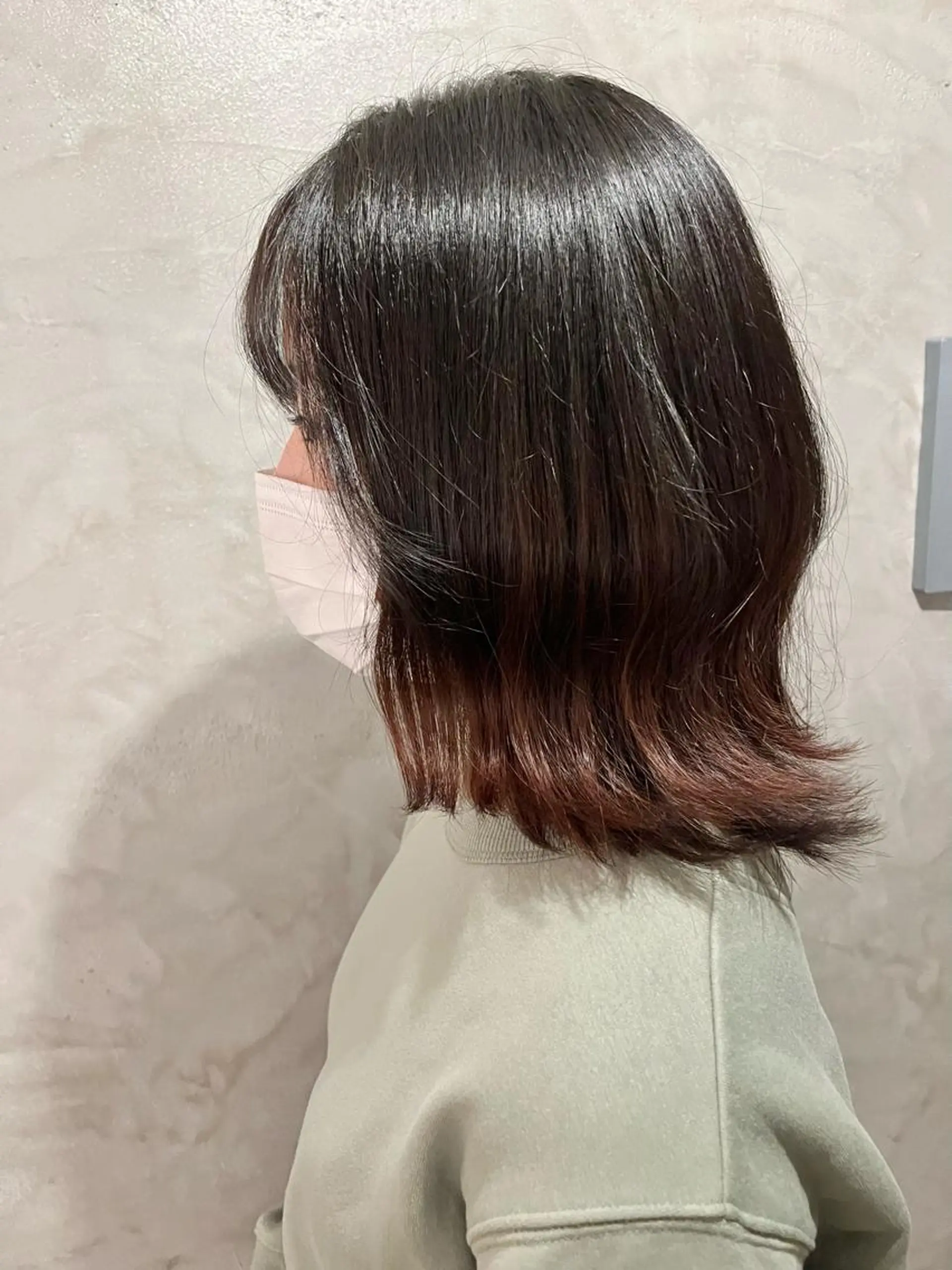 ミディアム カラー ヘアカラー FUJINO RYOのヘアスタイル
