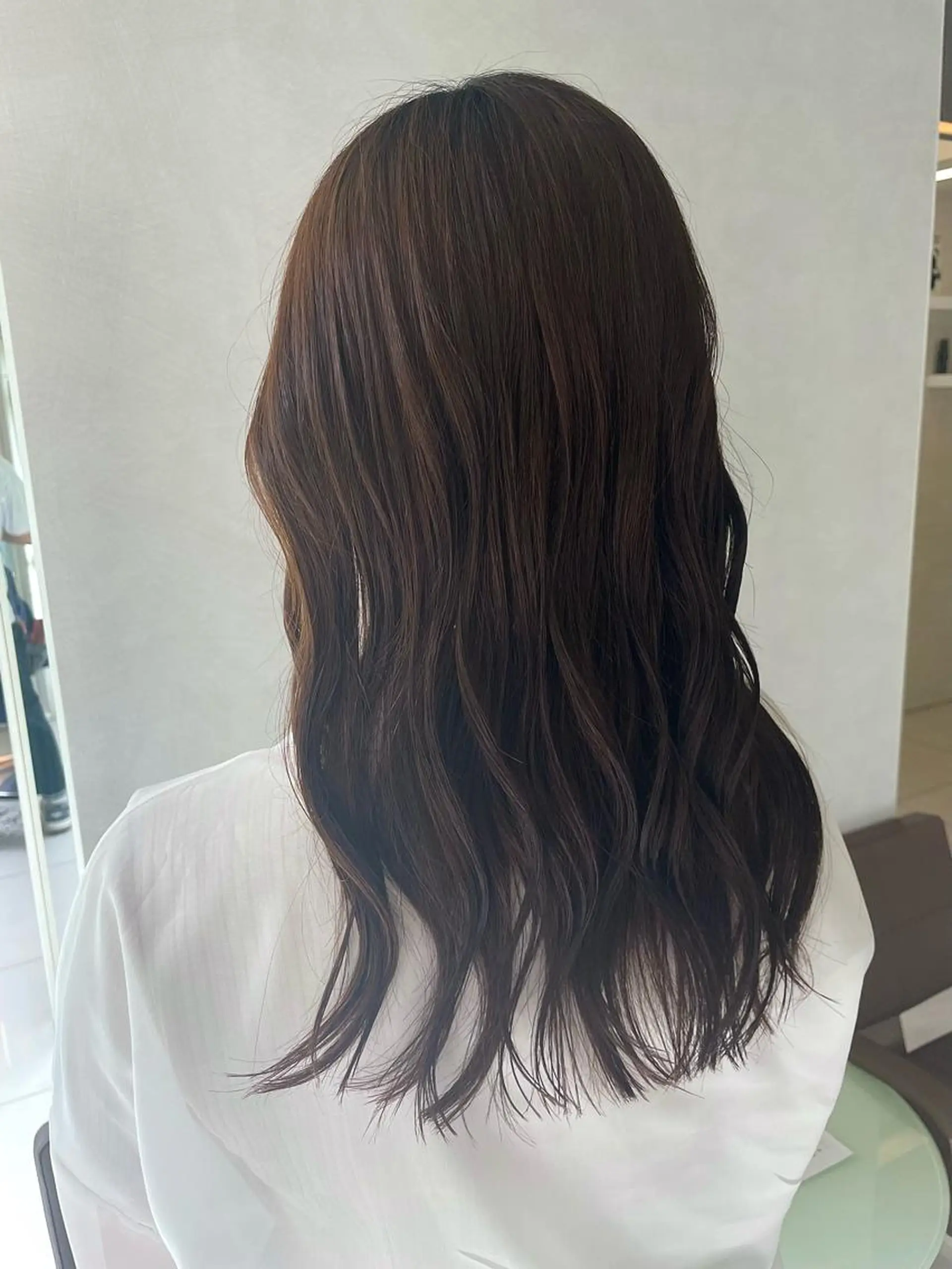 ロング カット 韓国/透明感カラー さなのヘアスタイル