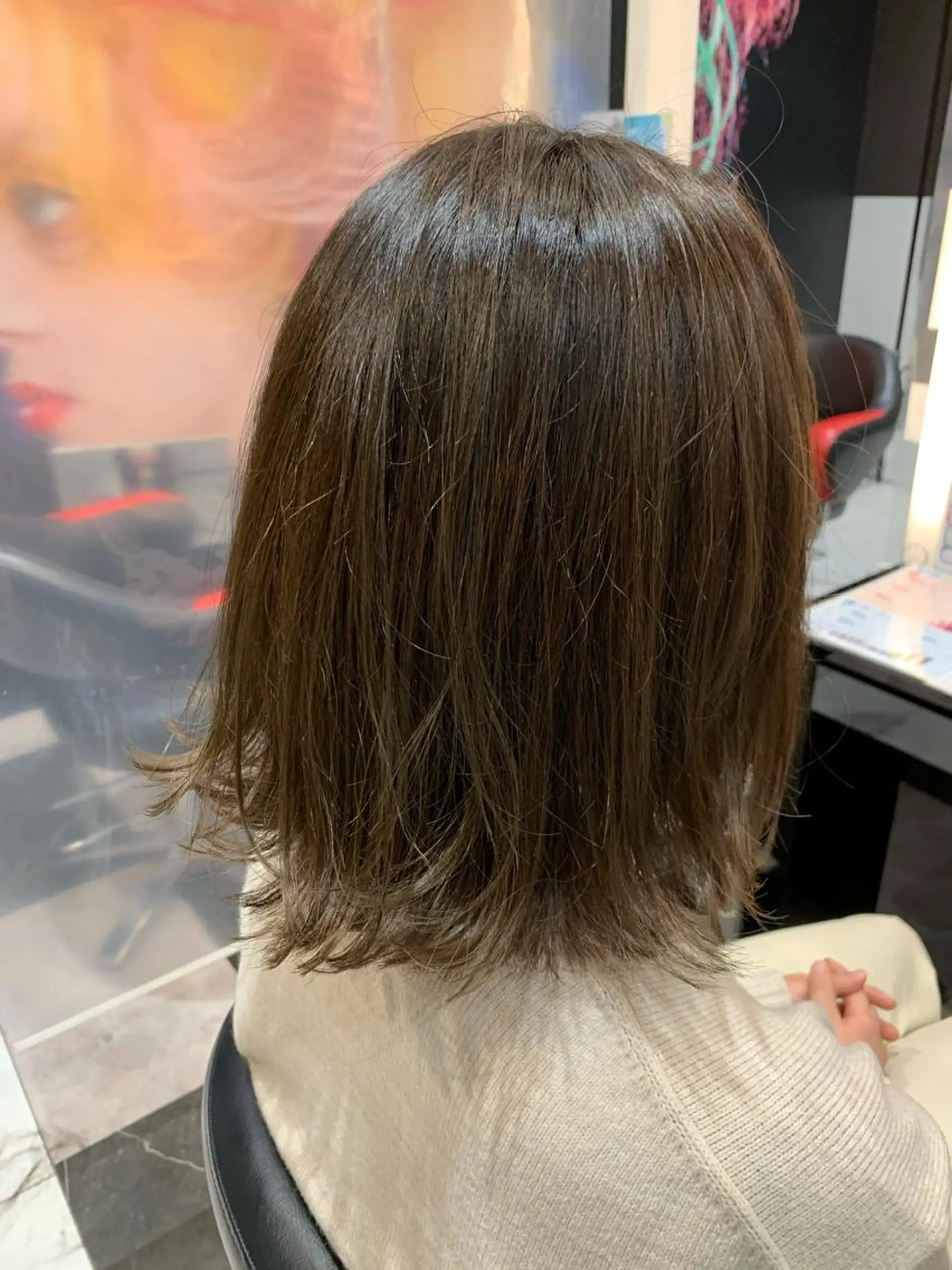 ミディアム カラー 縮毛矯正/髪質改善/ 石橋代智のヘアスタイル