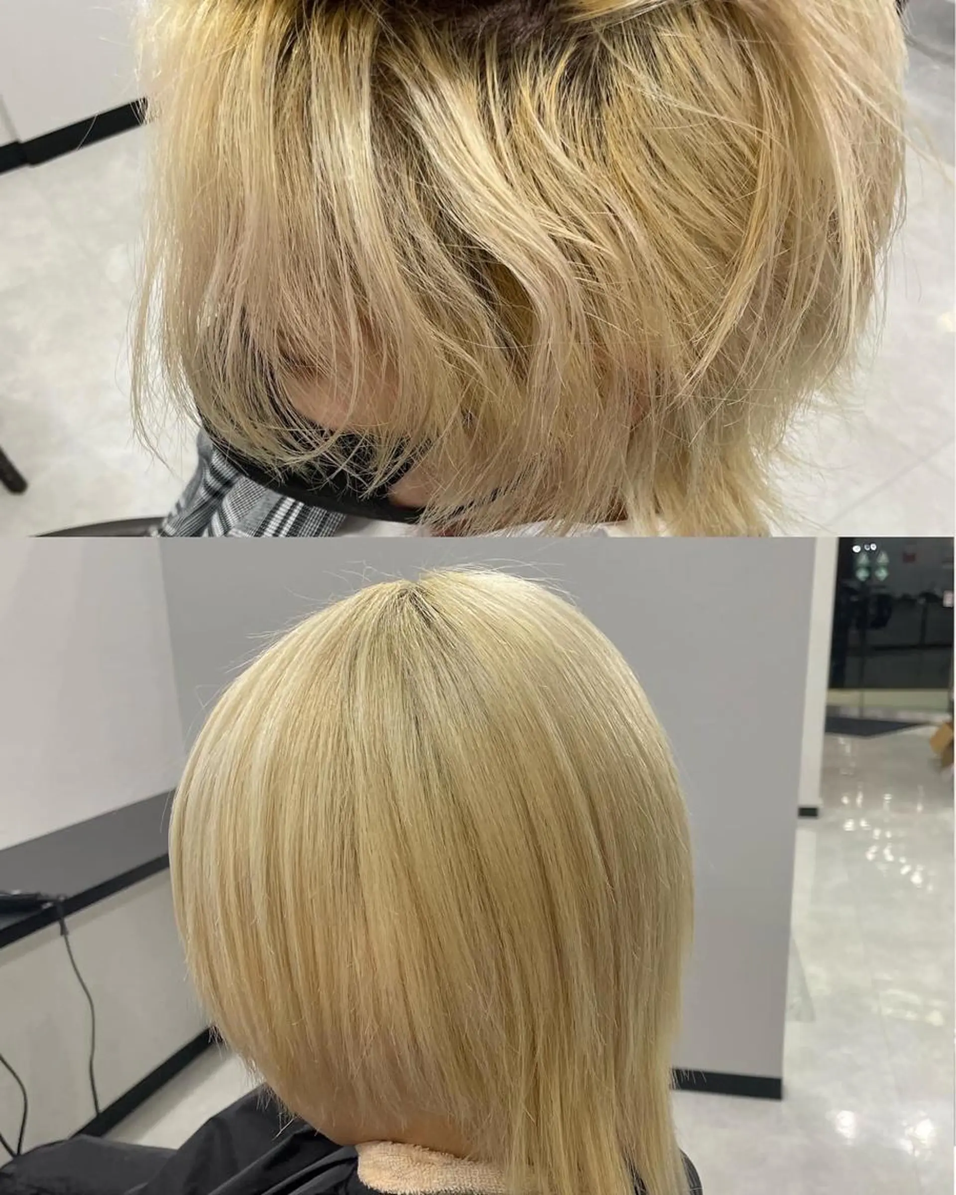 ショート 縮毛矯正 縮毛矯正 _WHITE浜松店 もえかのヘアスタイル