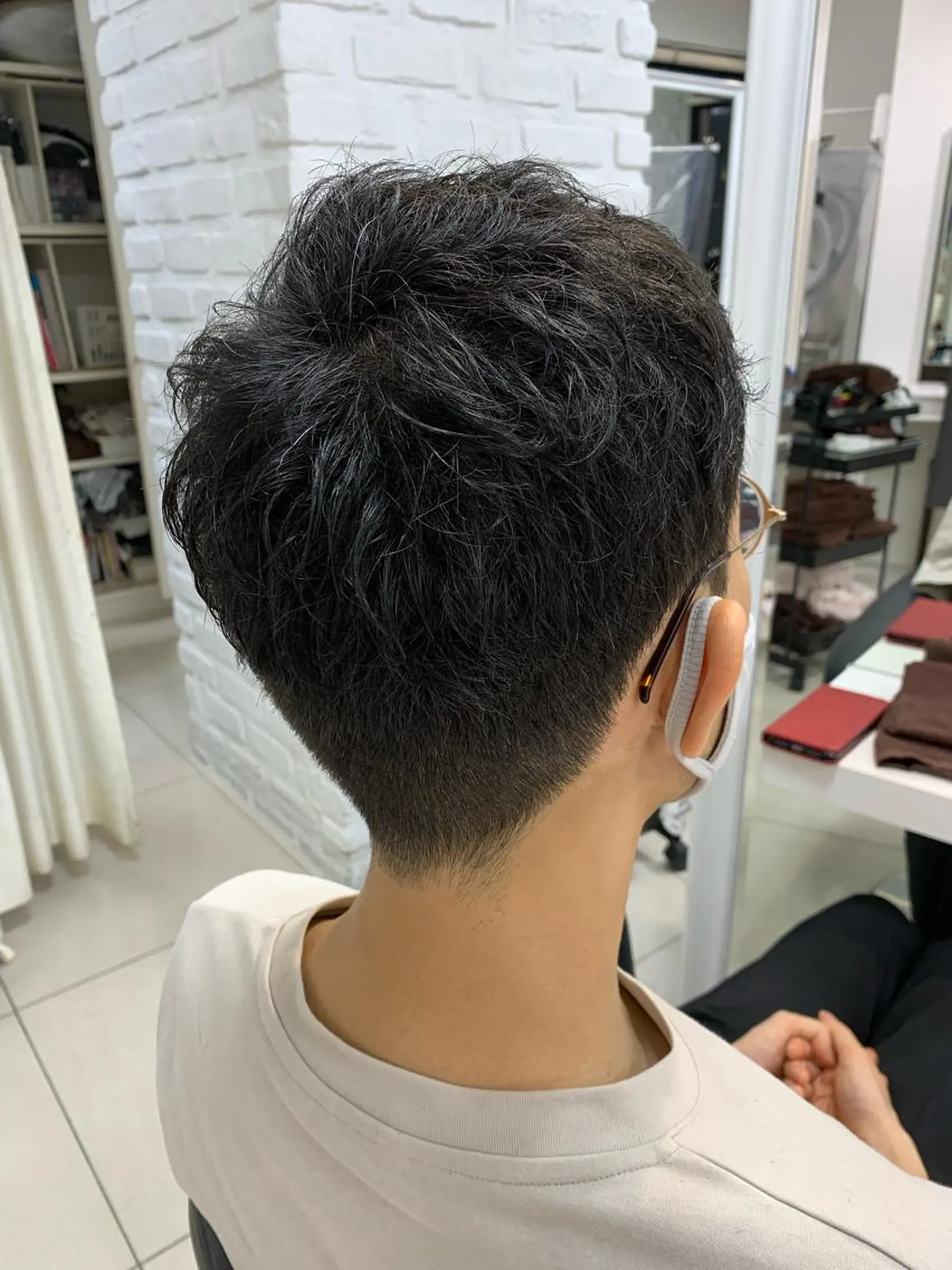 ショート メンズ くせ毛 ショートヘア カット メンズ縮毛矯正🦊ハ イトーン　RYOKAのヘアスタイル