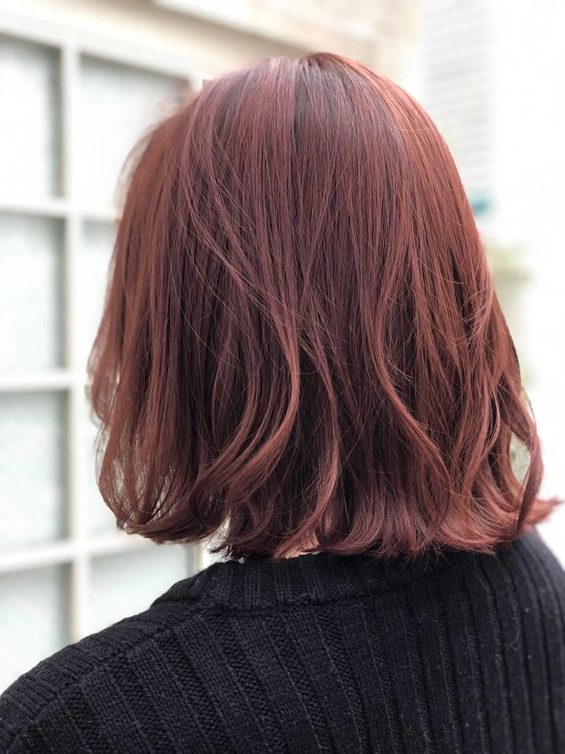 ミディアム カラー カット ヘアカラー トリートメント 渡辺 加菜子のヘアスタイル