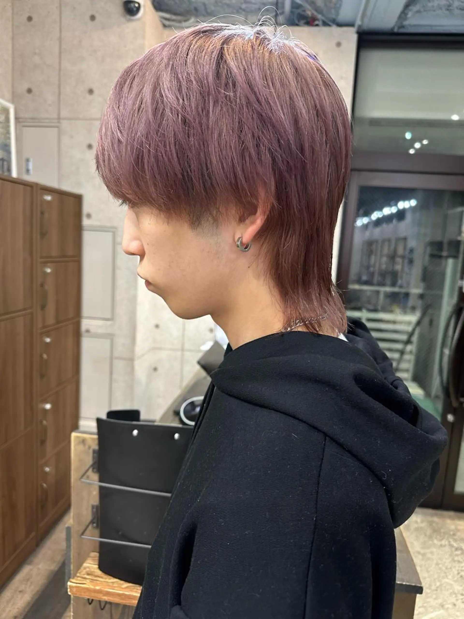 カラー メンズ ベージュカラー ラベンダーカラー ピンクカラー ピンクラベンダー 遠藤沙也加 /レイヤーカットのヘアスタイル