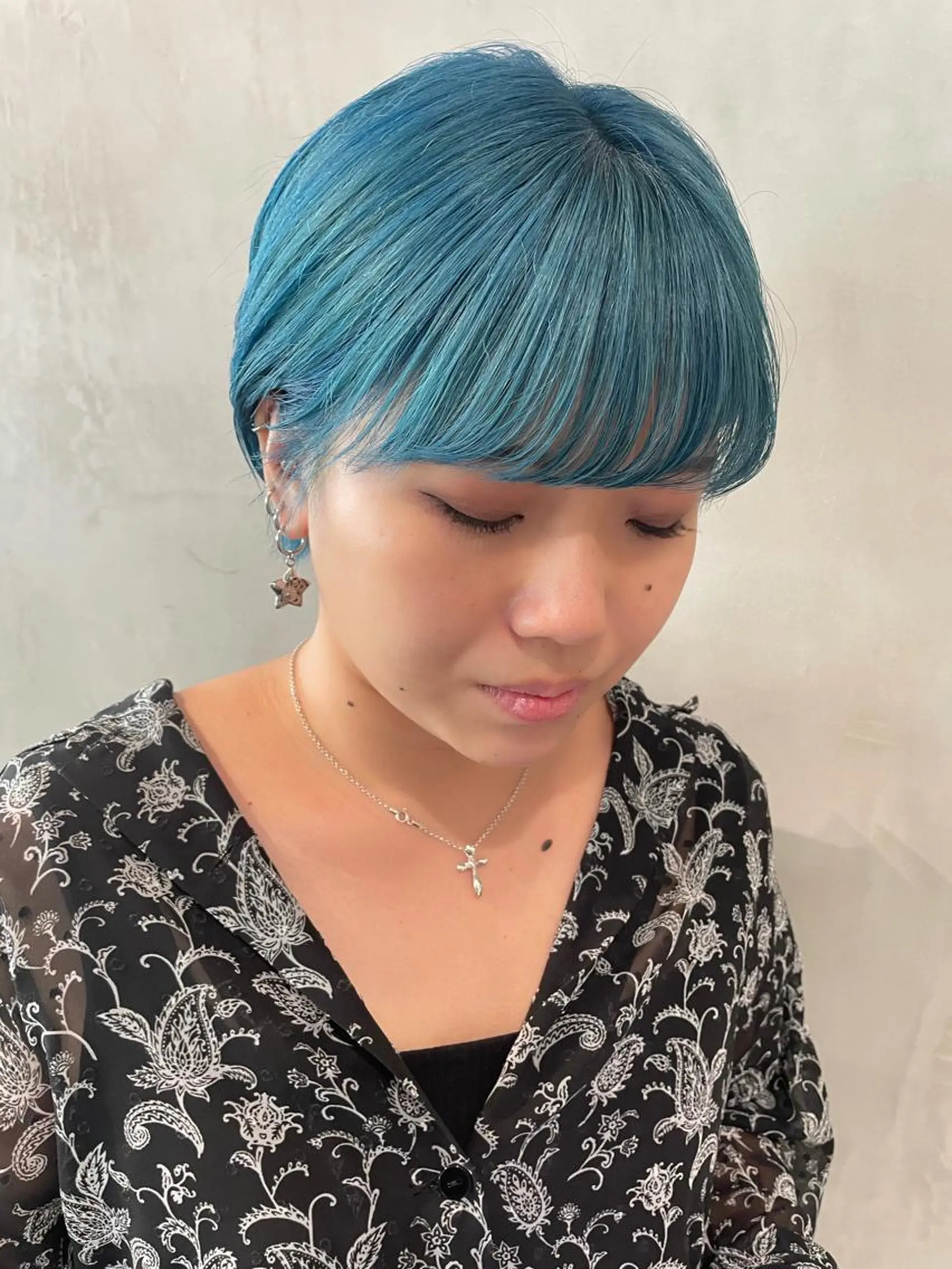 ショート カラー ヘアカラー トリートメント 優 作のヘアスタイル