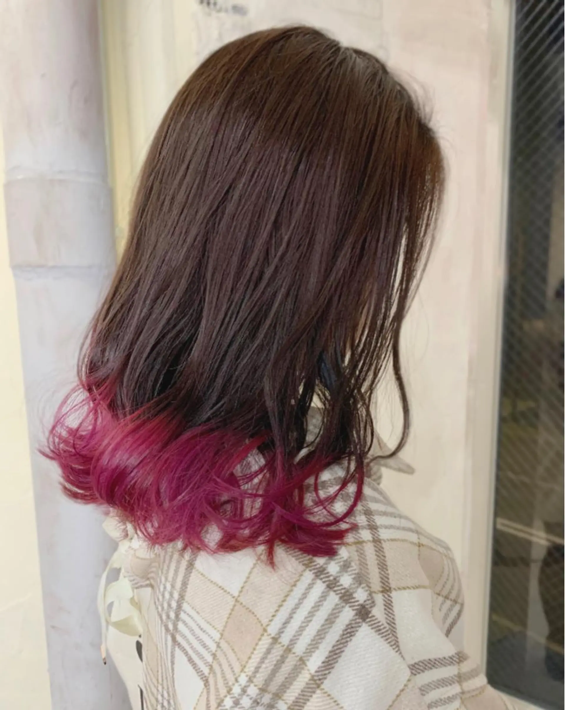 ミディアム カラー ピンクカラー バイオレットカラー ヘアカラー トリートメント トリートメント /カラー/NAOKIのヘアスタイル