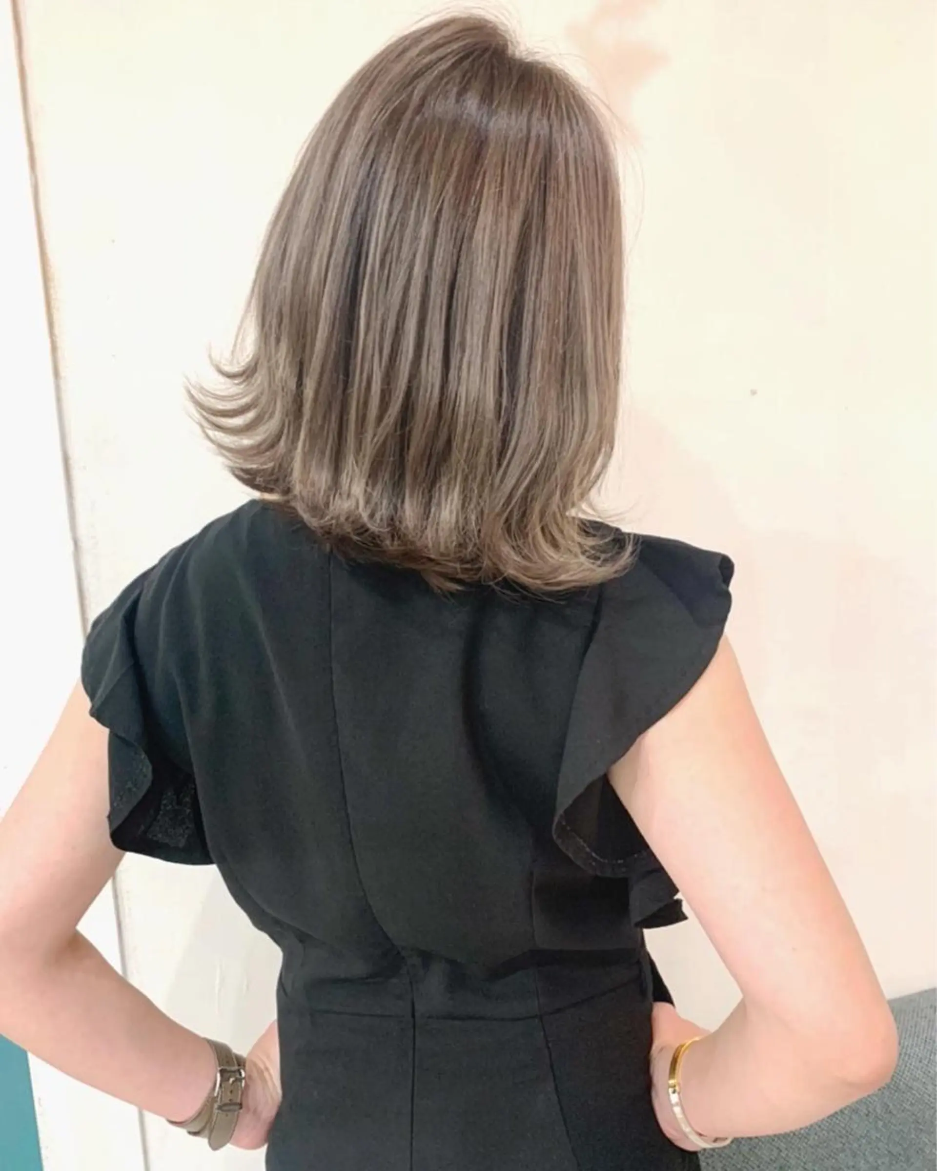 ミディアム カラー ヘアカラー 京都烏丸ショート カット秋山のヘアスタイル