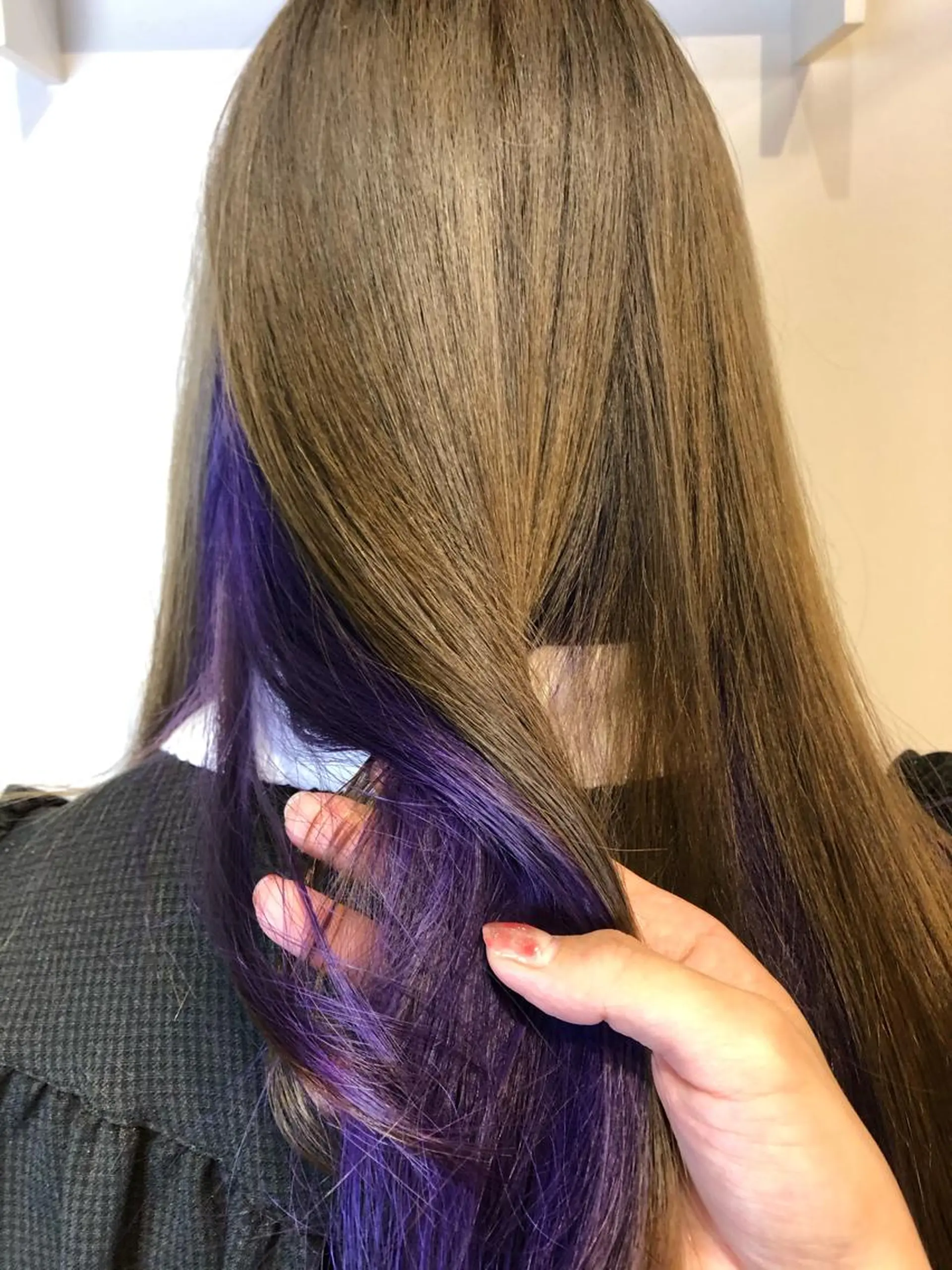 ロング カラー ヘアカラー トリートメント 青野 文香のヘアスタイル