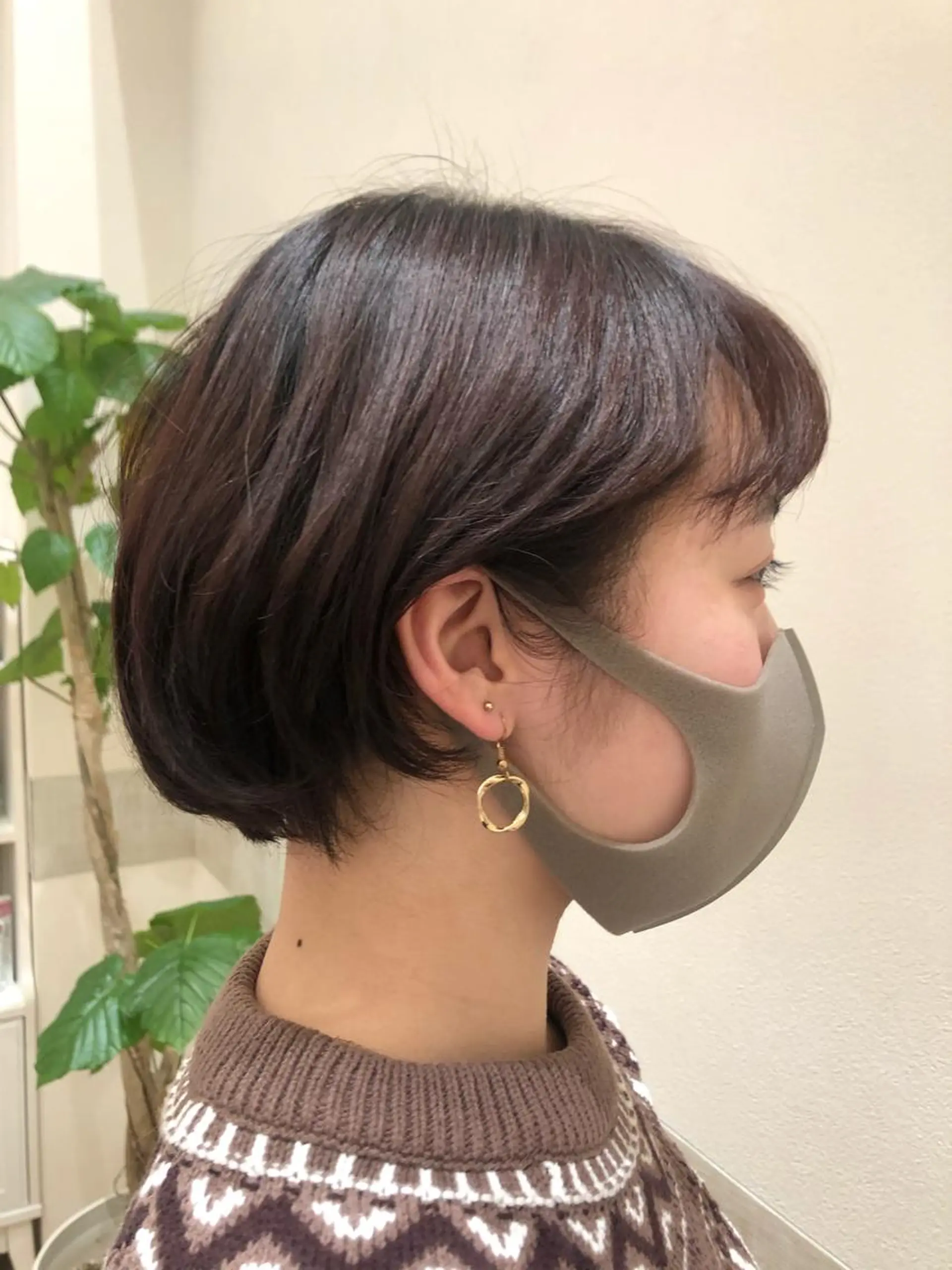 ミディアム ルシードスタイルクリザンテーム所属・メンズパーマ、カラー 大募集村上莉奈のヘアスタイル
