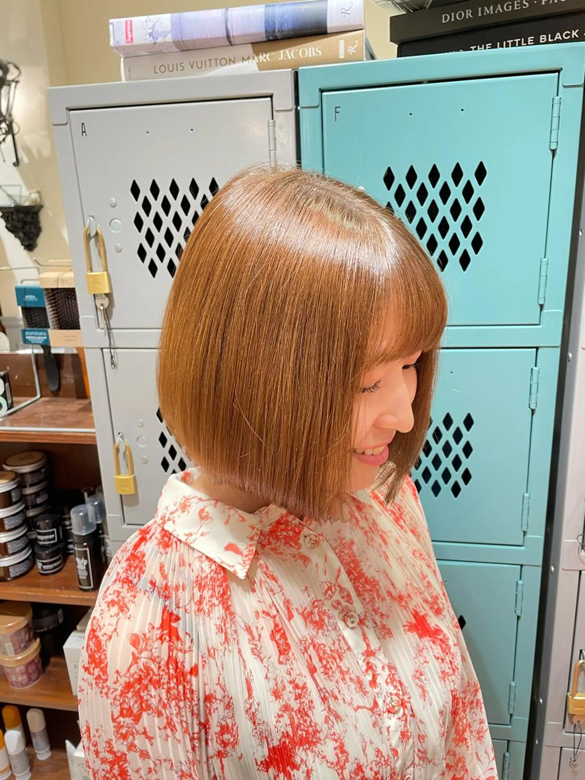 ショート ボブ 梅田　似合わせ特化 稲葉利也斗のヘアスタイル